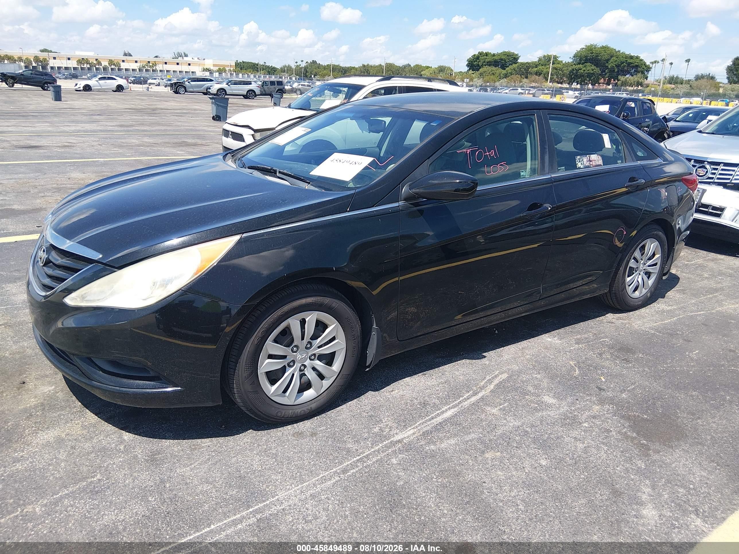 2013 Hyundai Sonata Gls Black vin: 5NPEB4ACXDH591009