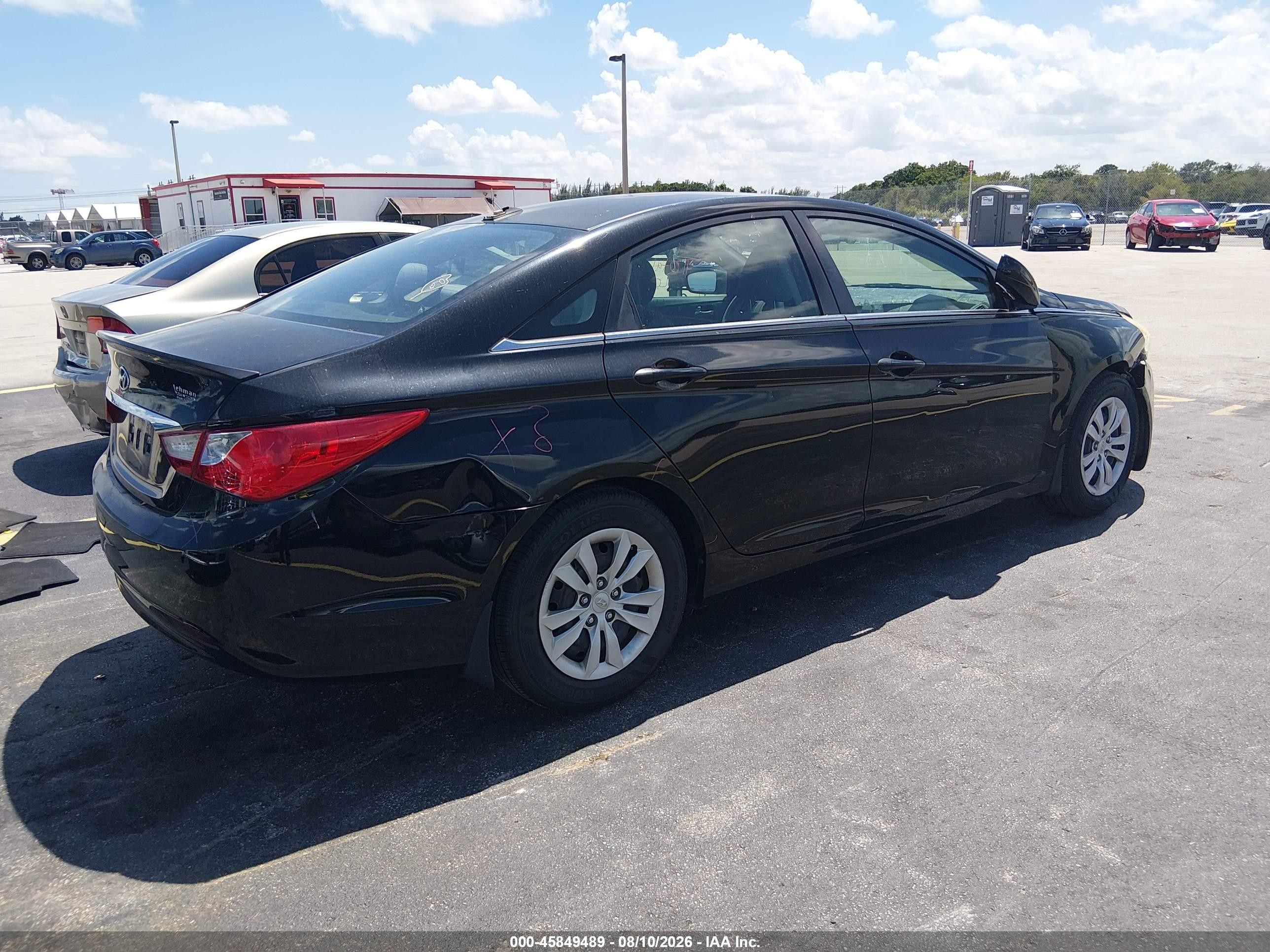 2013 Hyundai Sonata Gls Black vin: 5NPEB4ACXDH591009