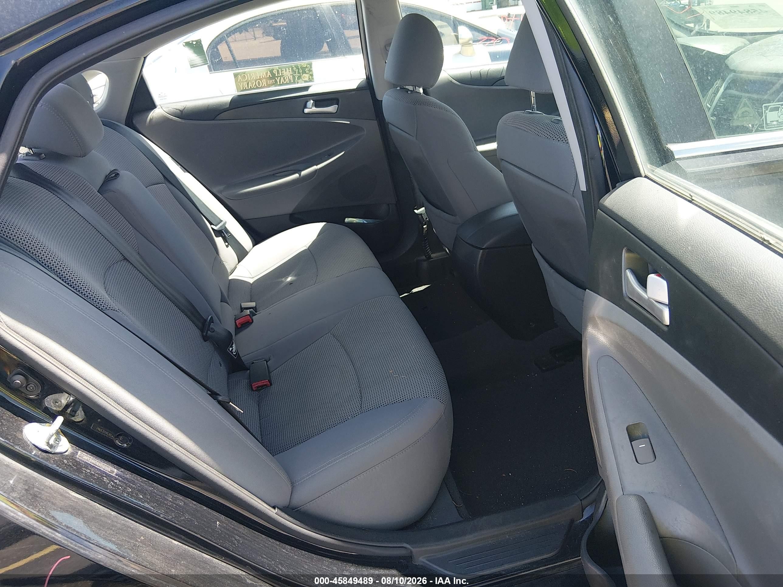 2013 Hyundai Sonata Gls Black vin: 5NPEB4ACXDH591009