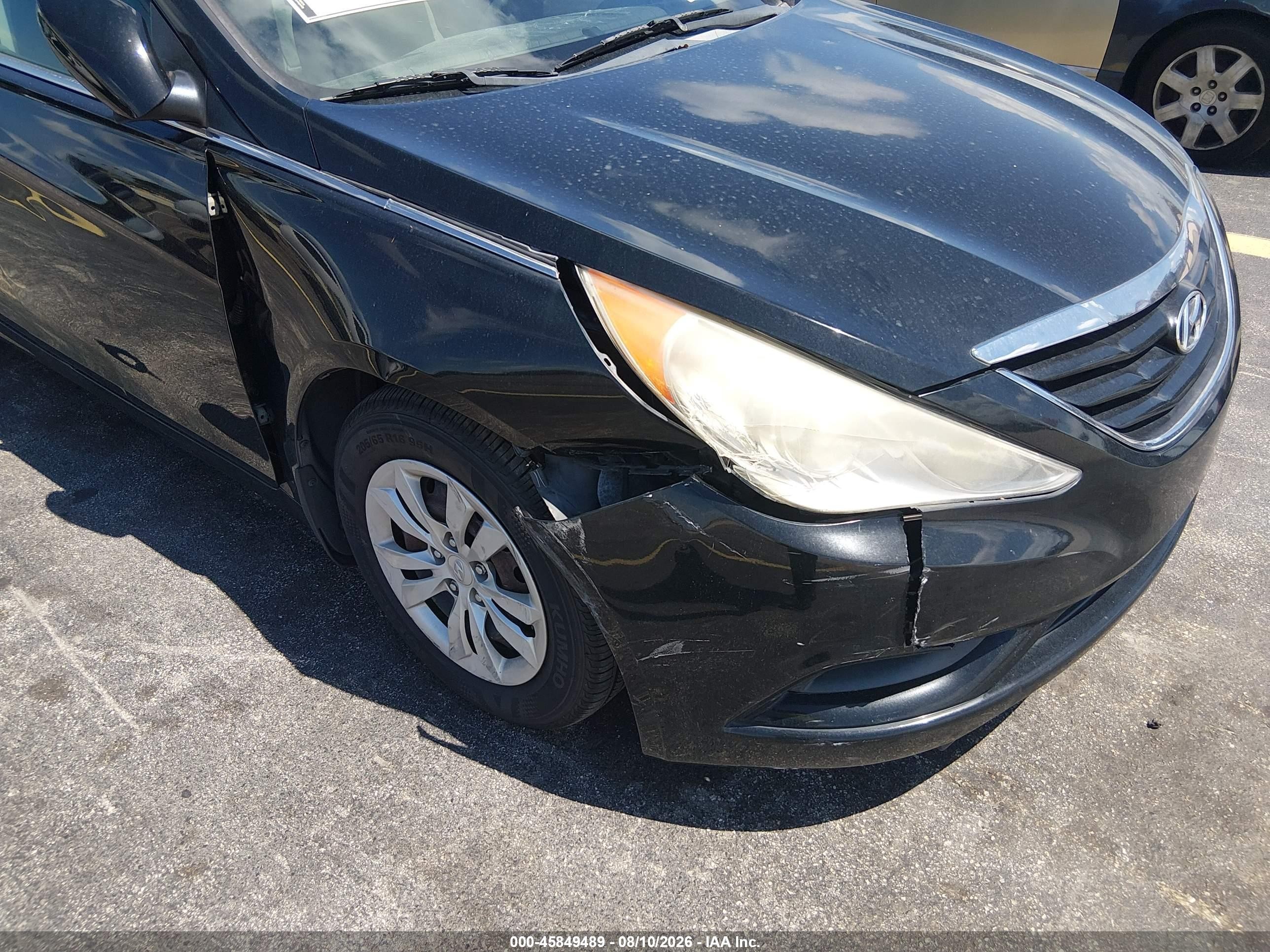 2013 Hyundai Sonata Gls Black vin: 5NPEB4ACXDH591009