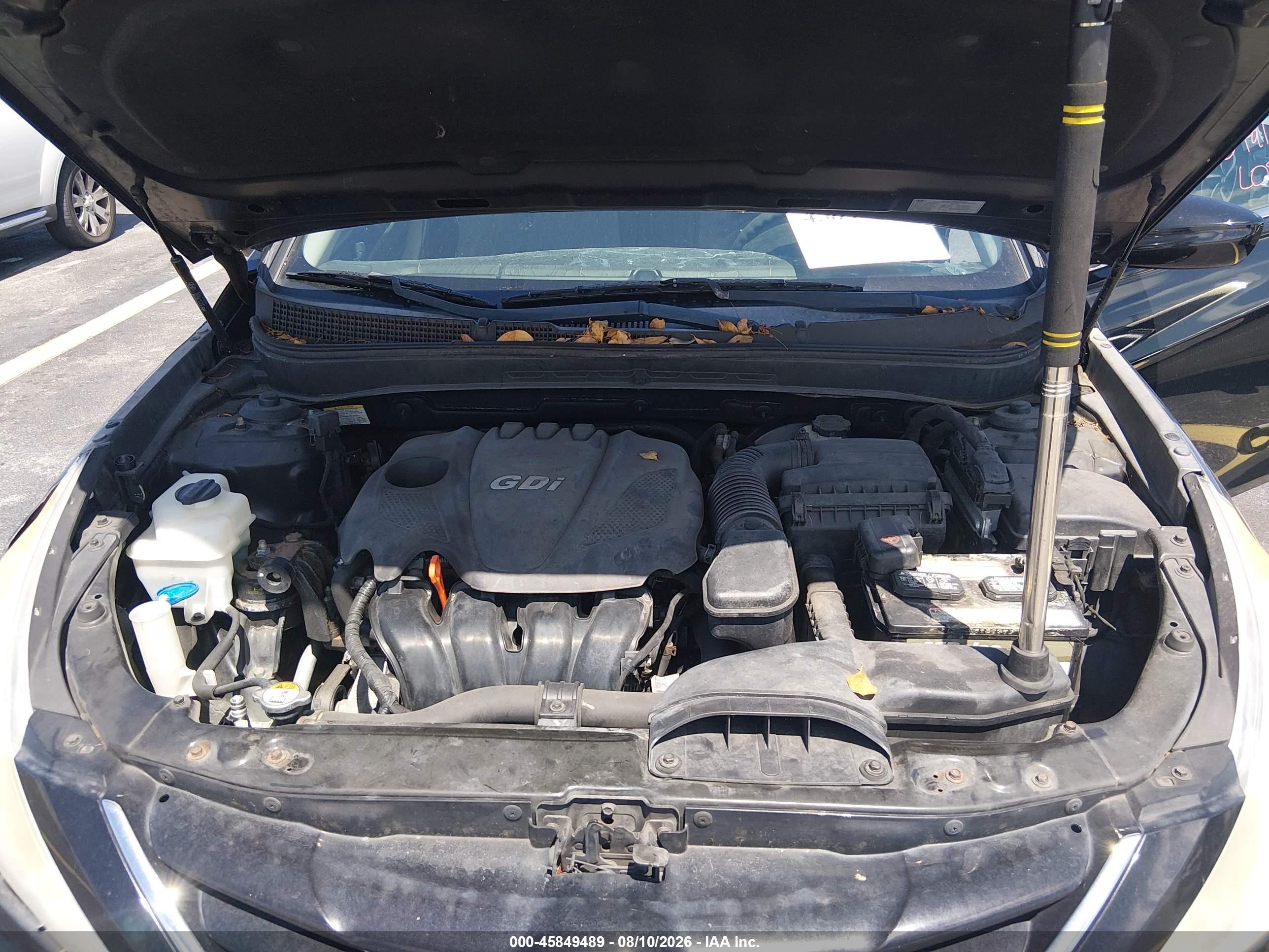 2013 Hyundai Sonata Gls Black vin: 5NPEB4ACXDH591009