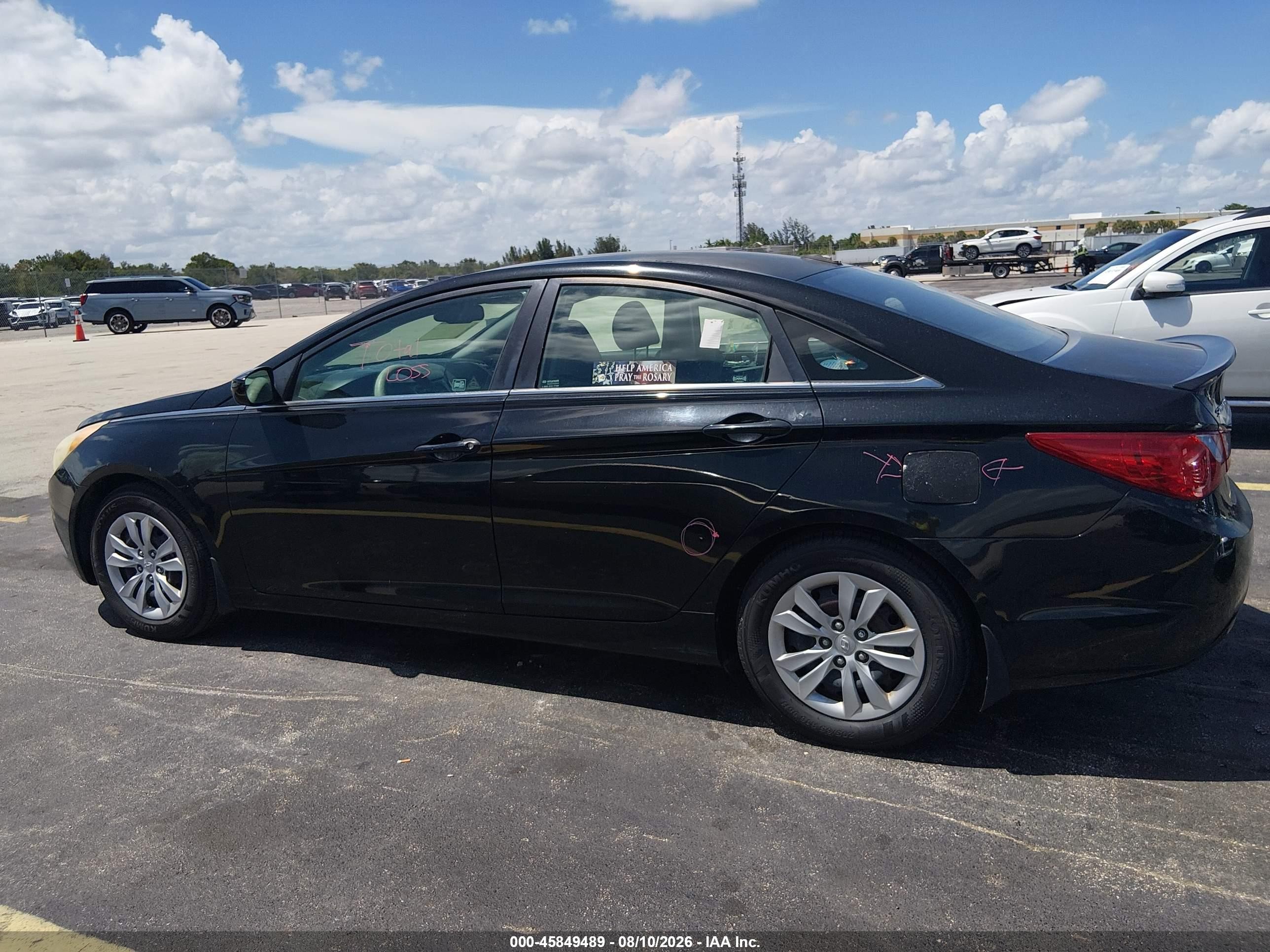 2013 Hyundai Sonata Gls Black vin: 5NPEB4ACXDH591009