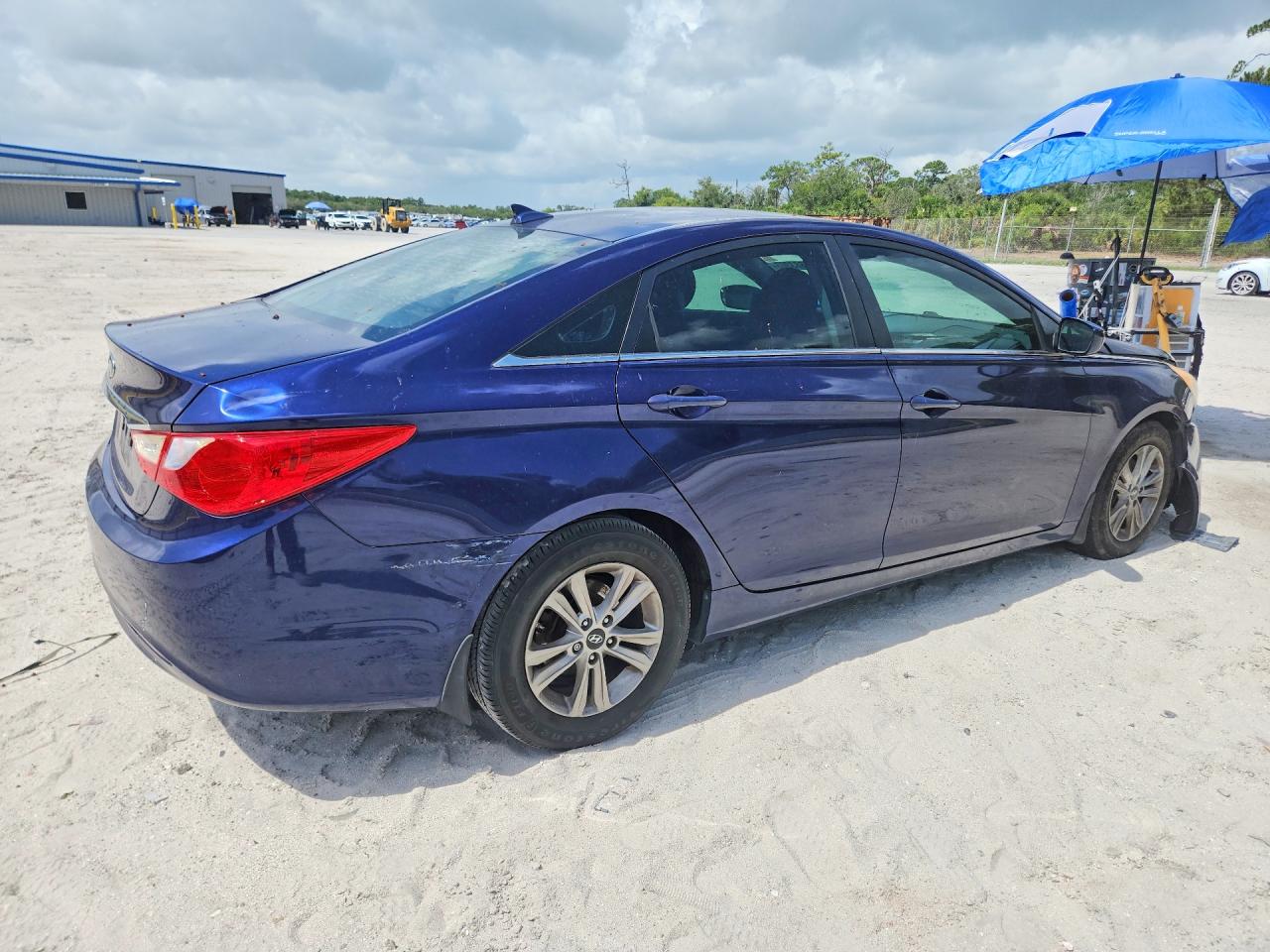 2013 Hyundai Sonata Gls Blue vin: 5NPEB4ACXDH594525
