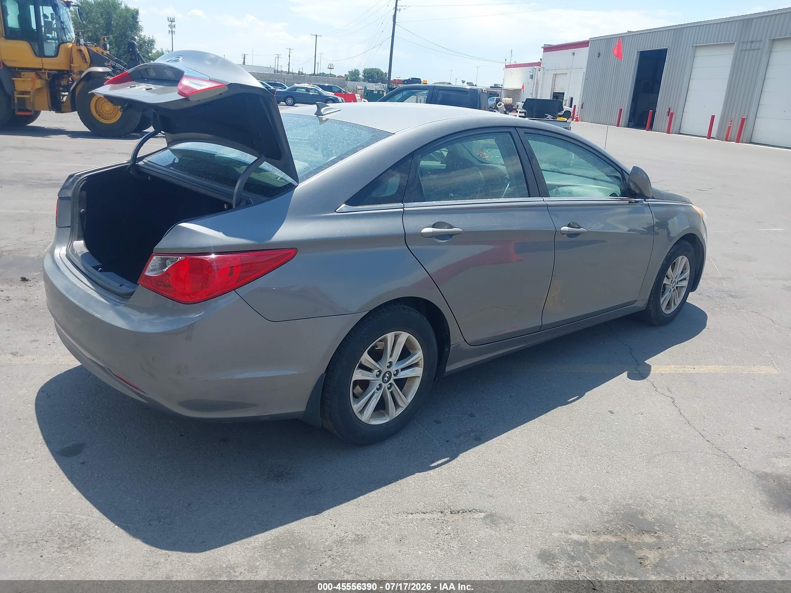 2013 Hyundai Sonata Gls Gray vin: 5NPEB4ACXDH613123