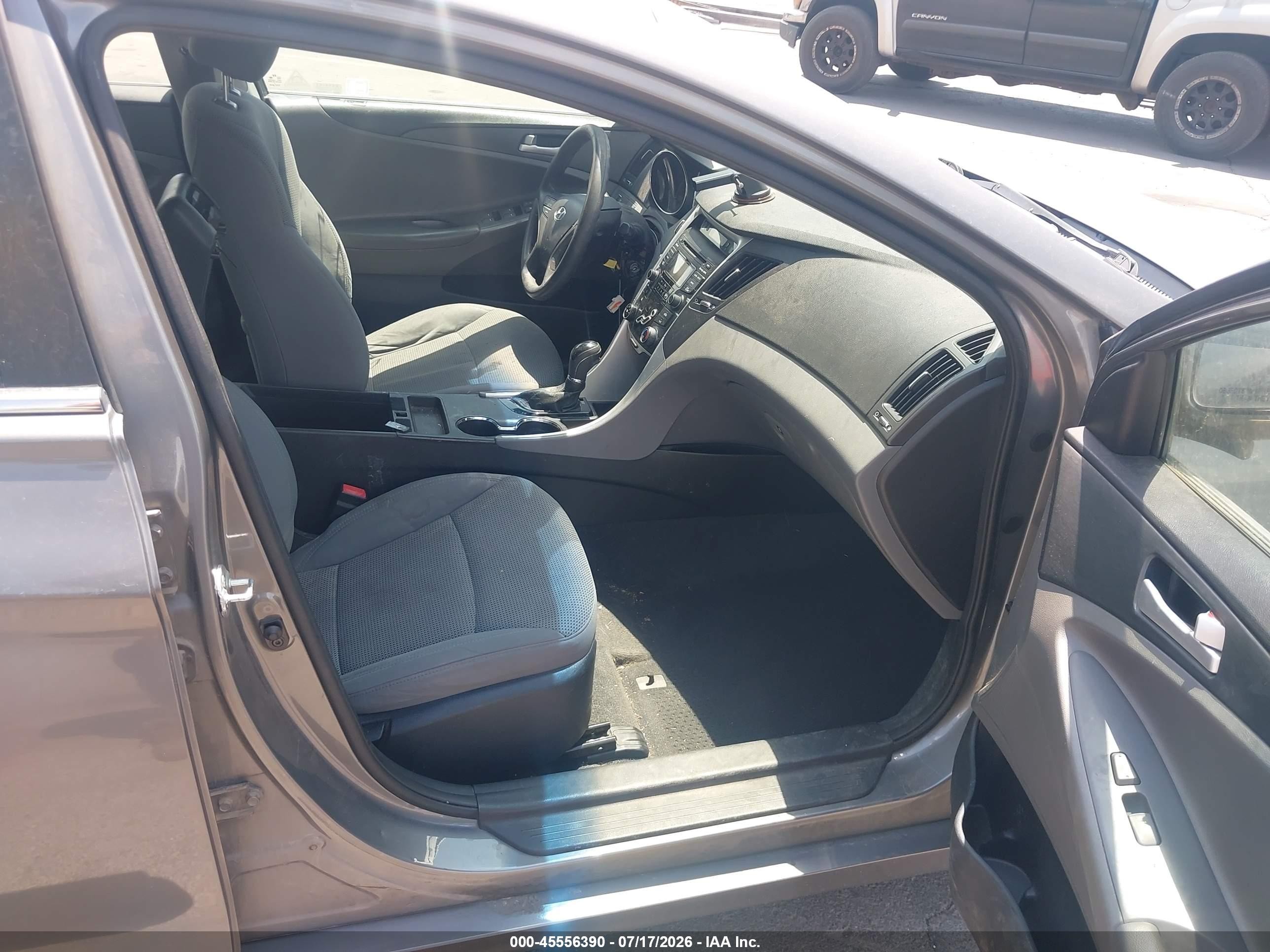 2013 Hyundai Sonata Gls Gray vin: 5NPEB4ACXDH613123