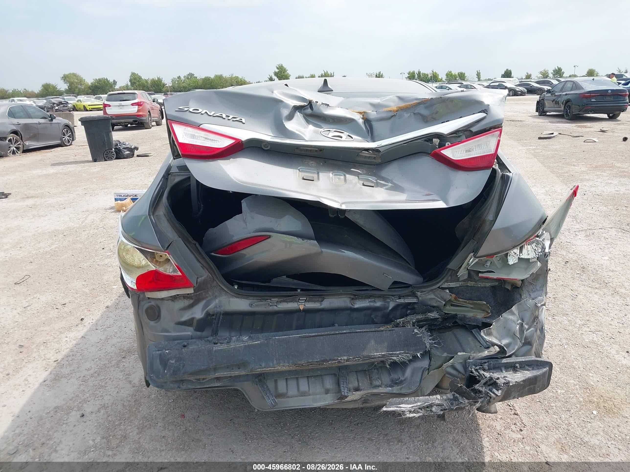 2013 Hyundai Sonata Gls Gray vin: 5NPEB4ACXDH613784
