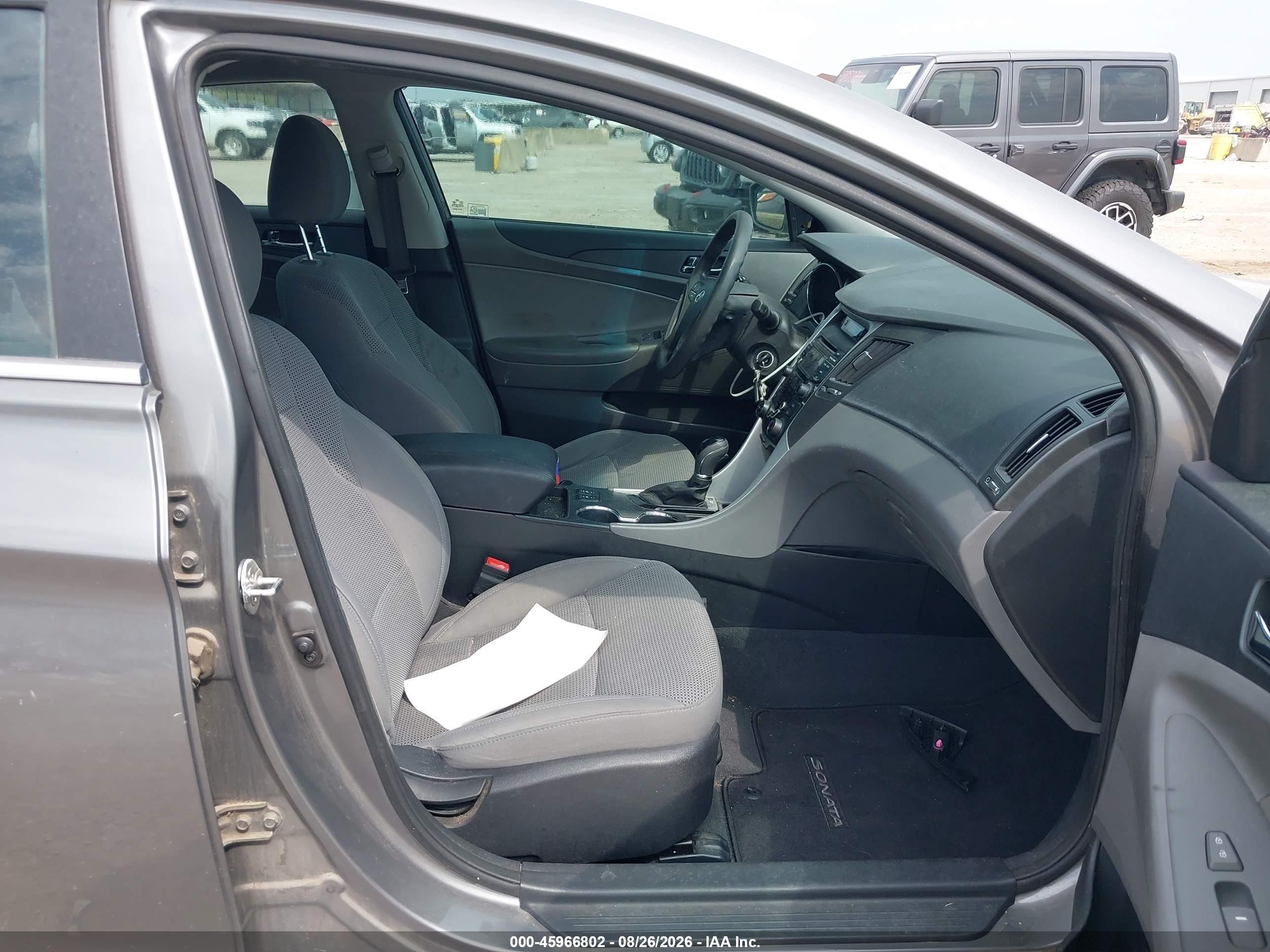 2013 Hyundai Sonata Gls Gray vin: 5NPEB4ACXDH613784