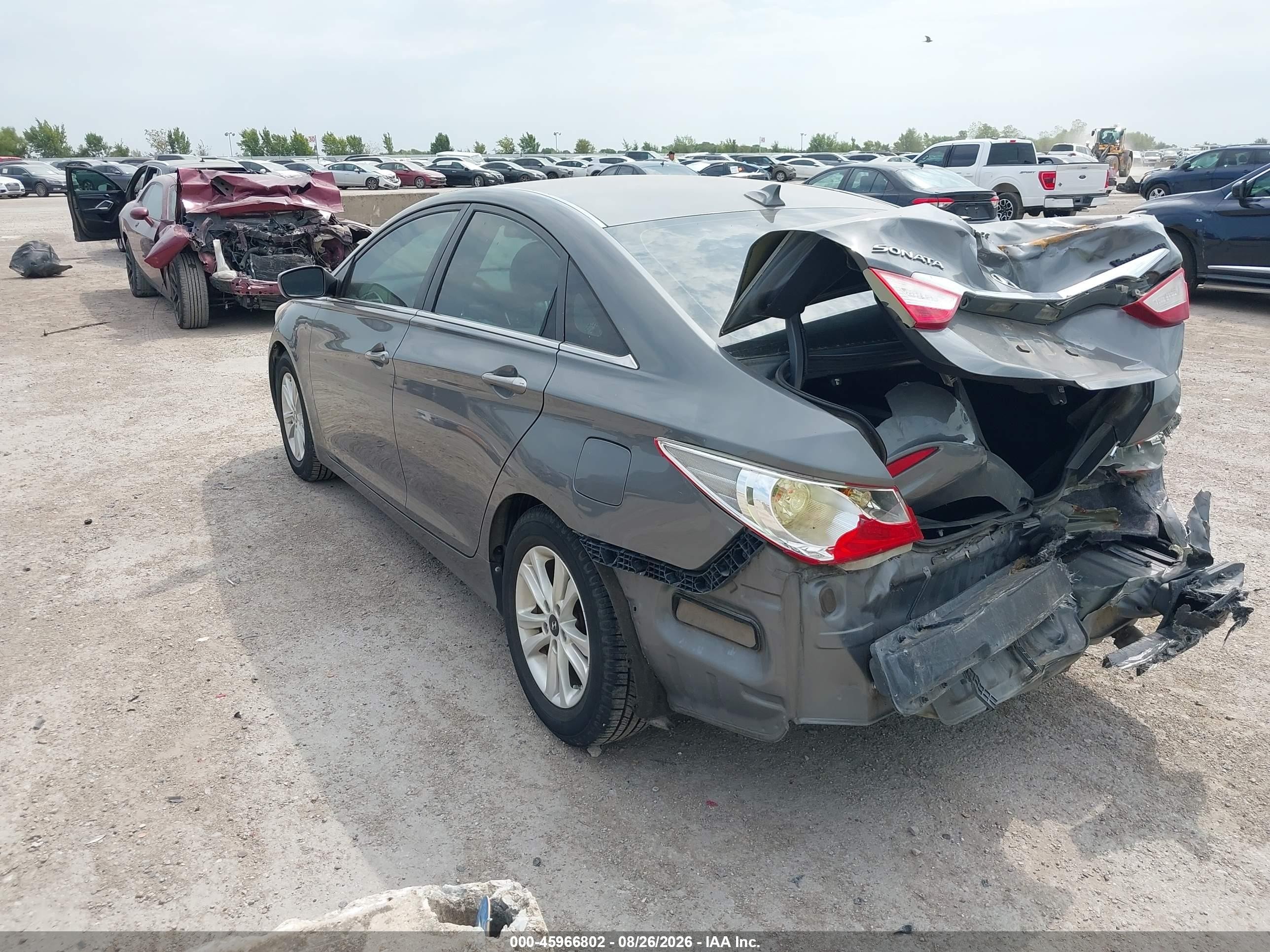 2013 Hyundai Sonata Gls Gray vin: 5NPEB4ACXDH613784