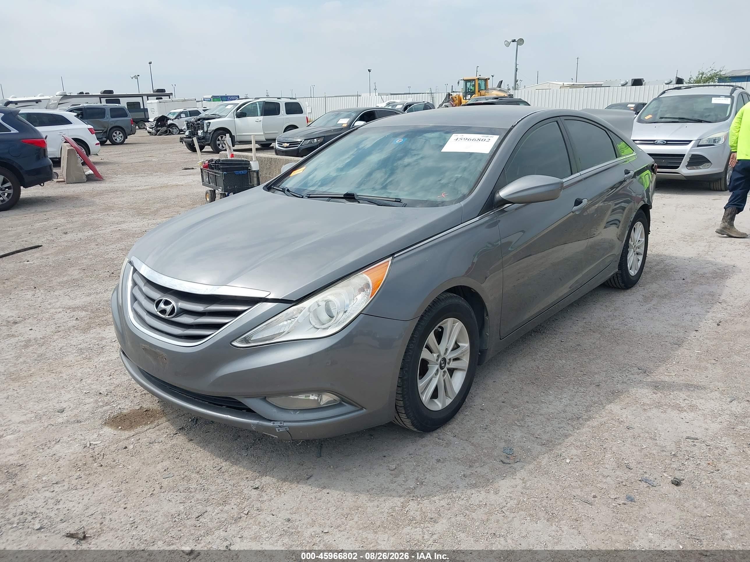 2013 Hyundai Sonata Gls Gray vin: 5NPEB4ACXDH613784