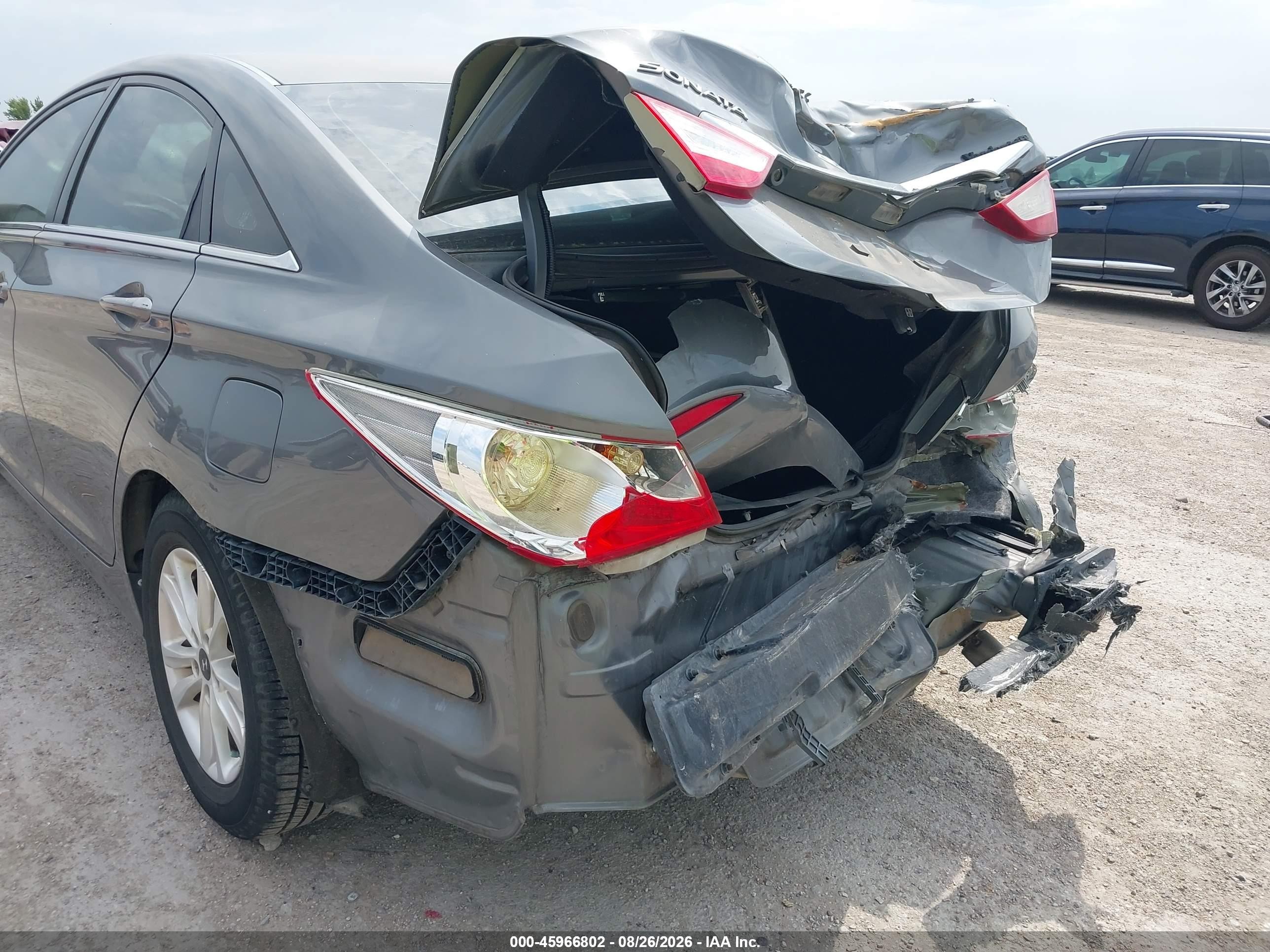2013 Hyundai Sonata Gls Gray vin: 5NPEB4ACXDH613784