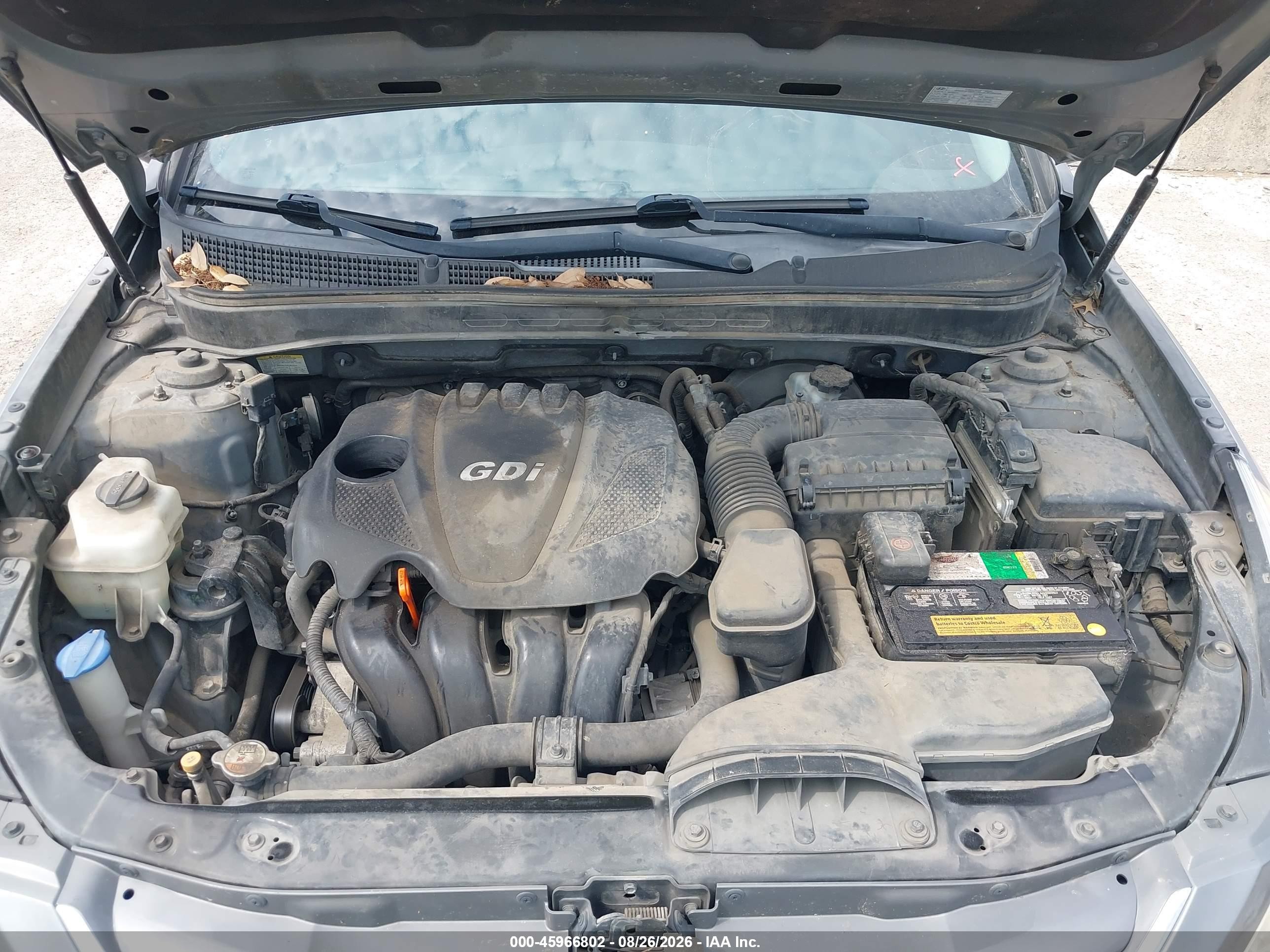 2013 Hyundai Sonata Gls Gray vin: 5NPEB4ACXDH613784