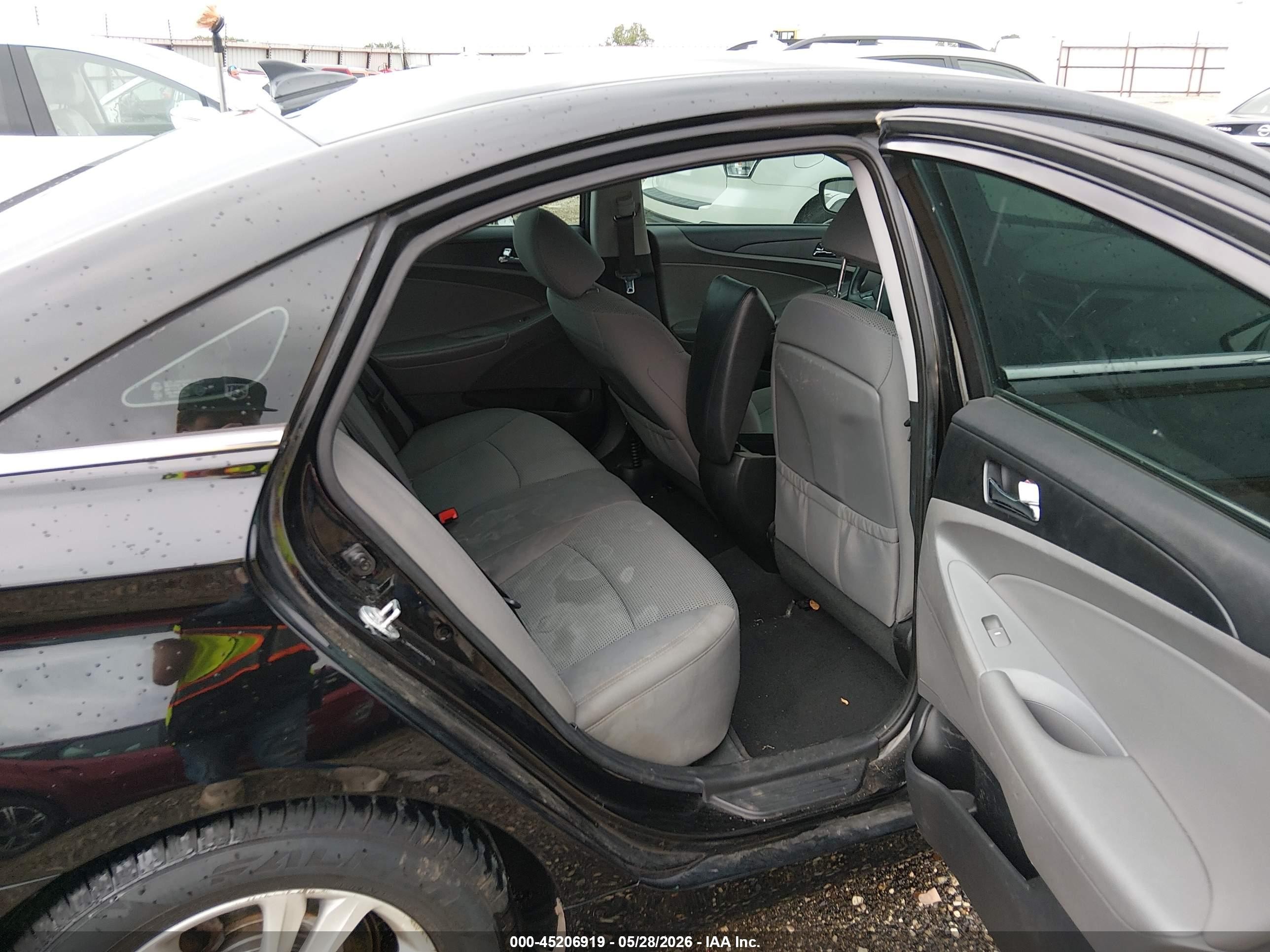 2013 Hyundai Sonata Gls Black vin: 5NPEB4ACXDH617575