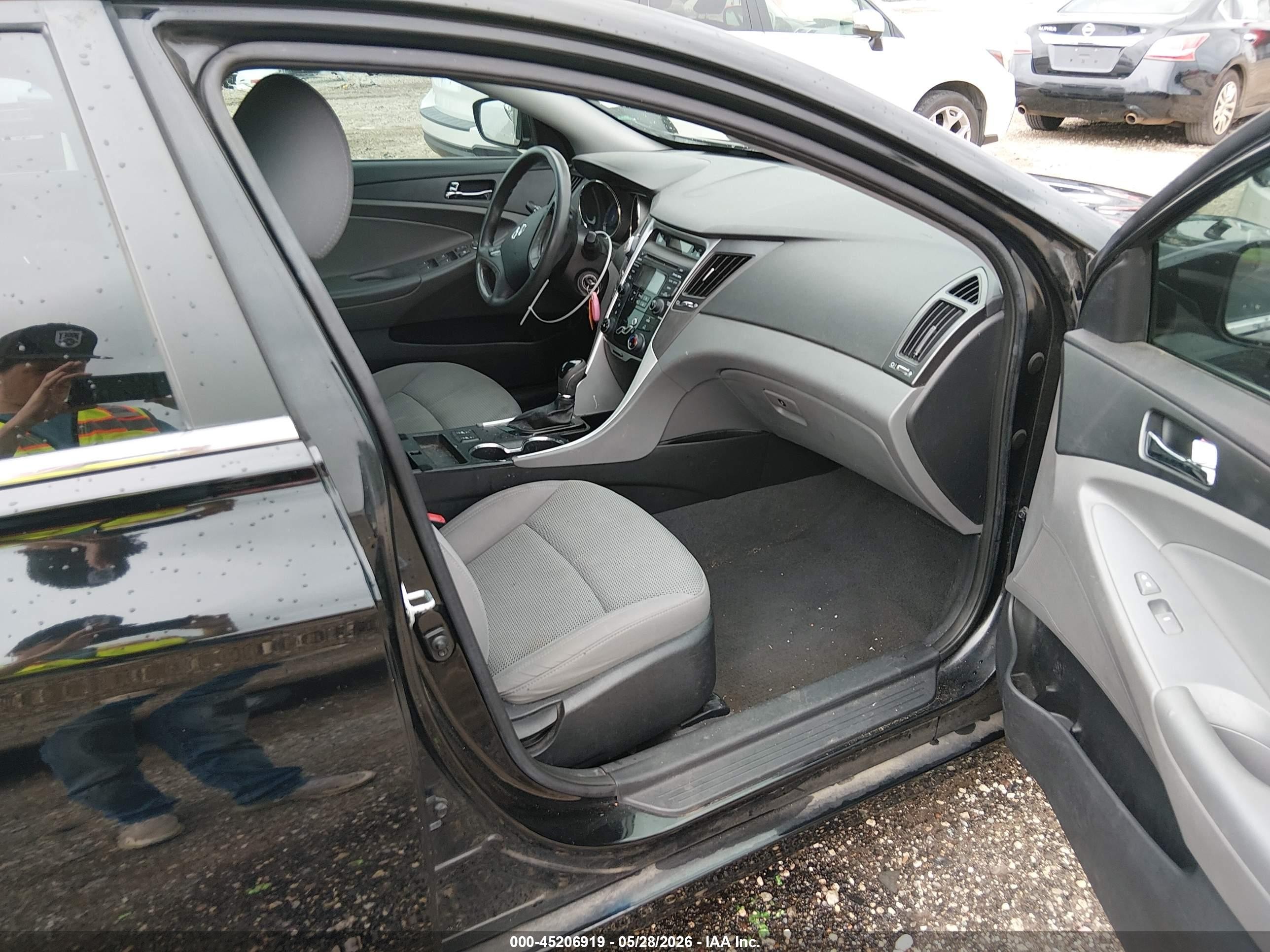 2013 Hyundai Sonata Gls Black vin: 5NPEB4ACXDH617575