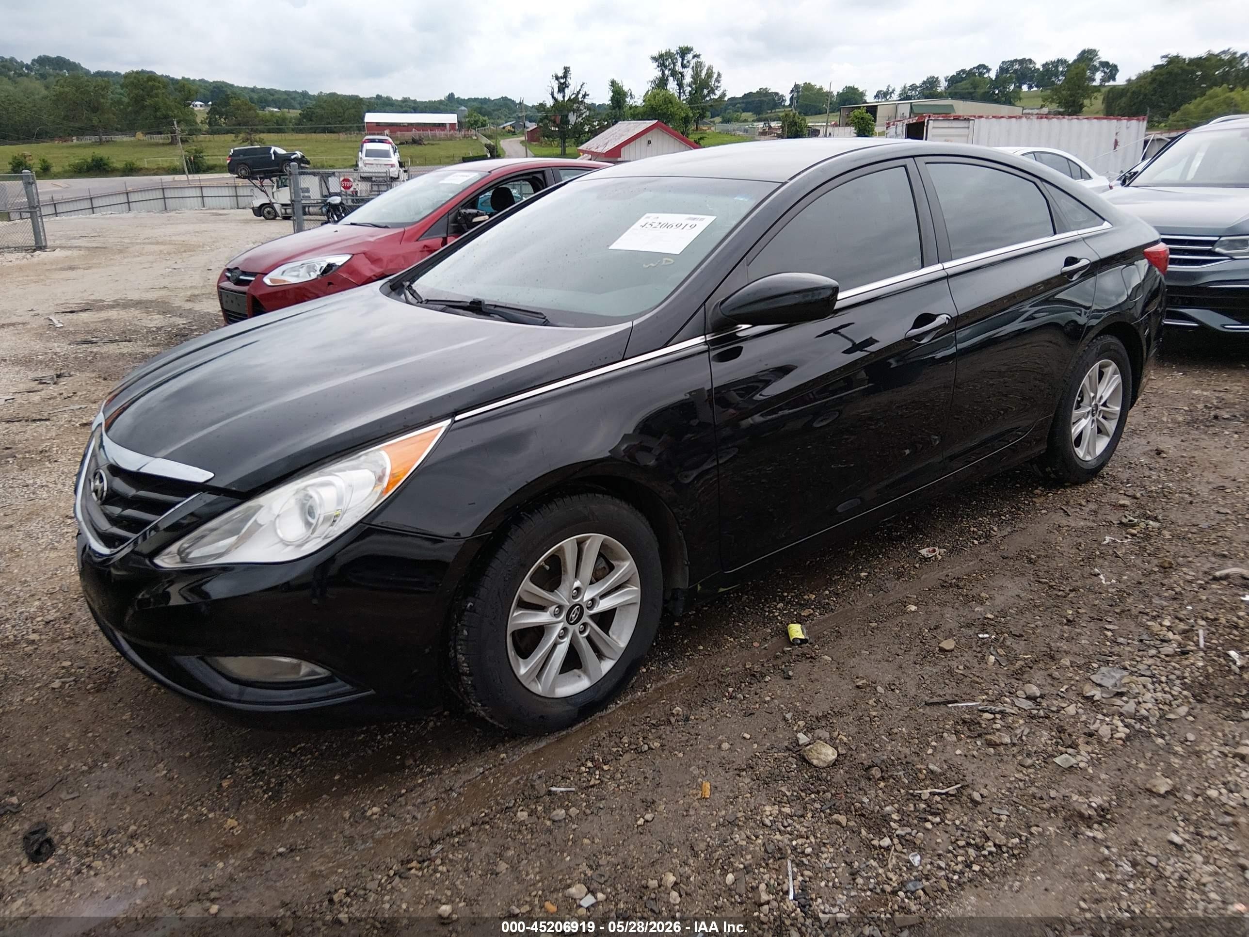 2013 Hyundai Sonata Gls Black vin: 5NPEB4ACXDH617575