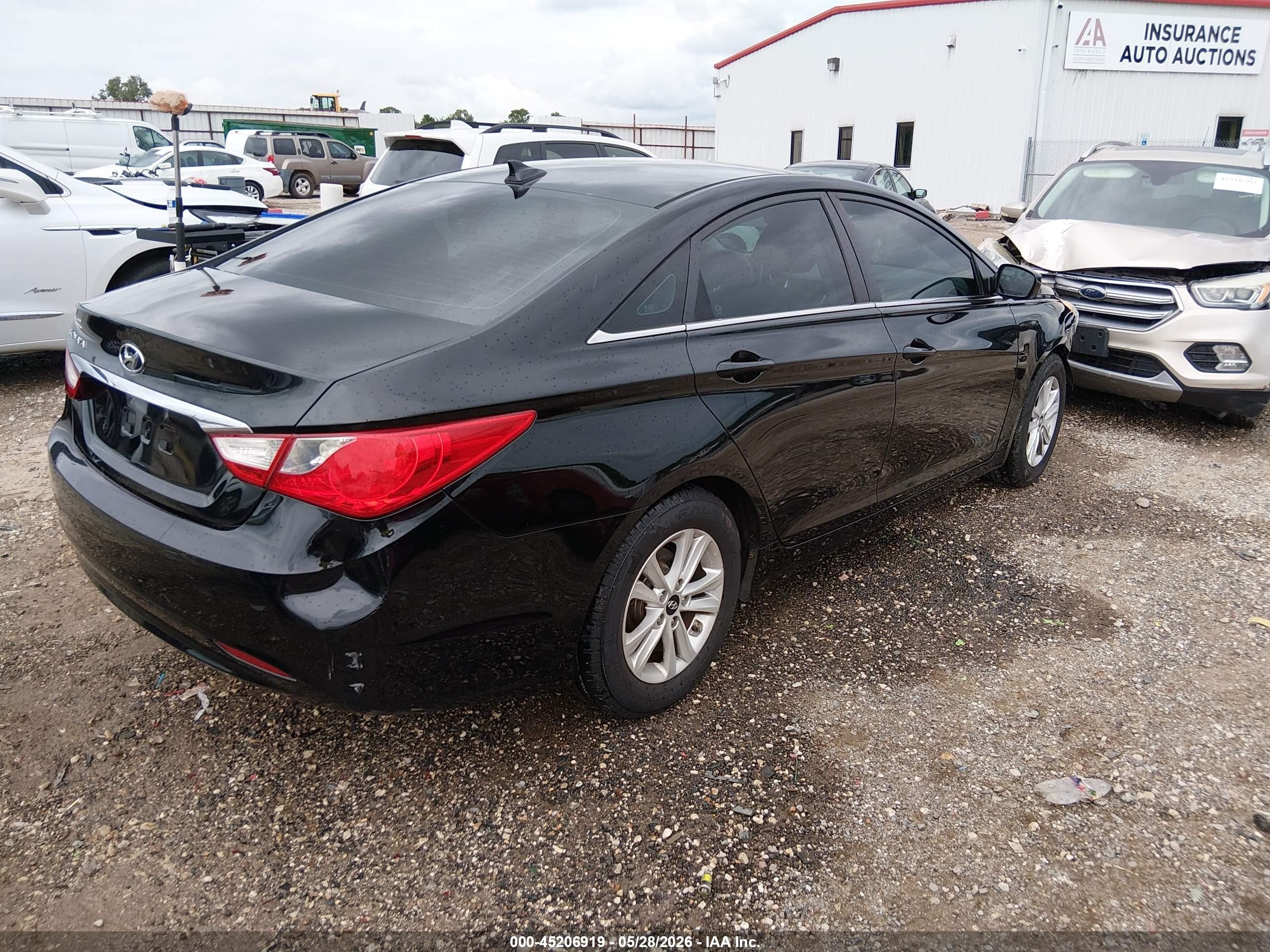 2013 Hyundai Sonata Gls Black vin: 5NPEB4ACXDH617575
