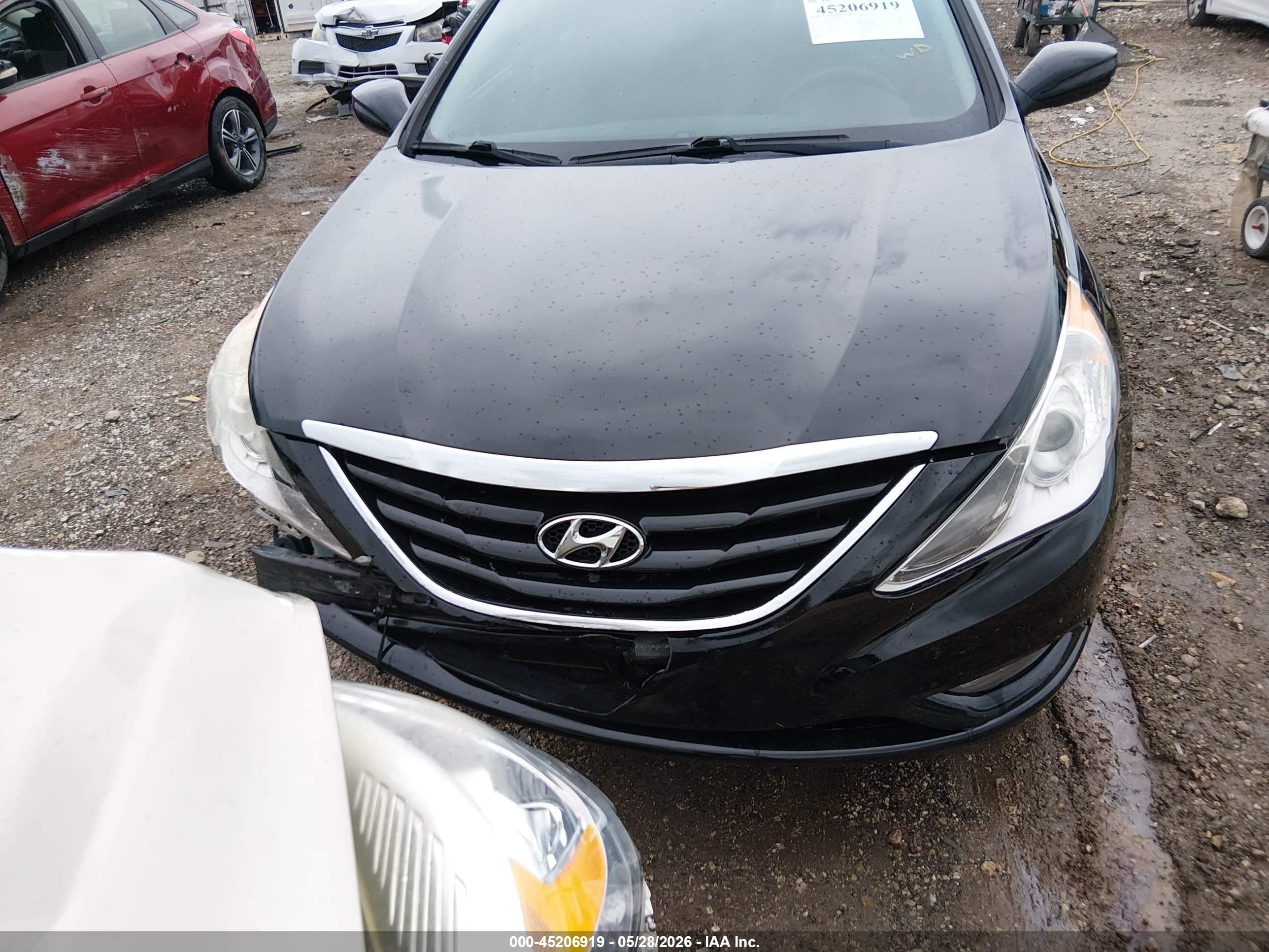 2013 Hyundai Sonata Gls Black vin: 5NPEB4ACXDH617575