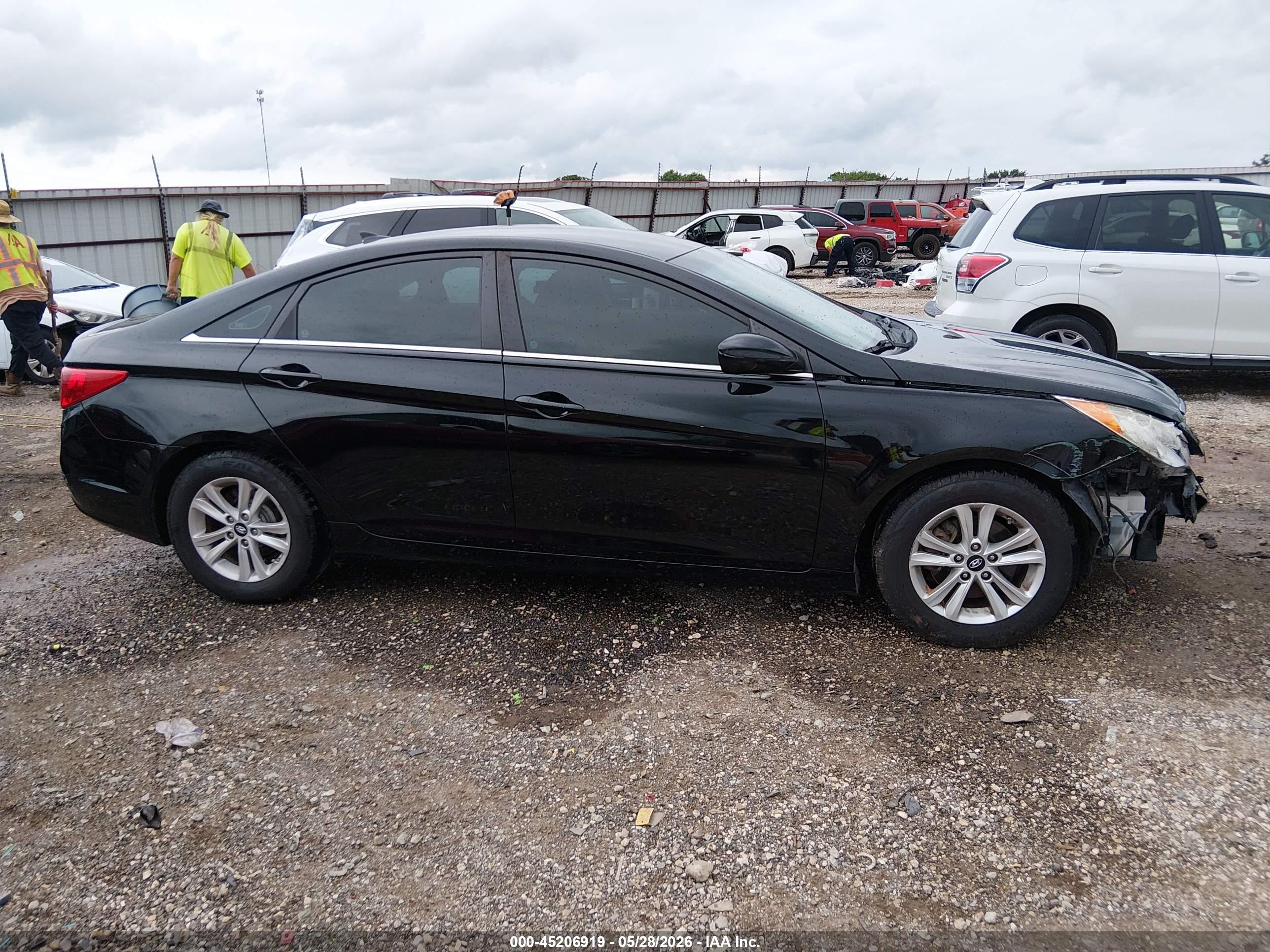 2013 Hyundai Sonata Gls Black vin: 5NPEB4ACXDH617575