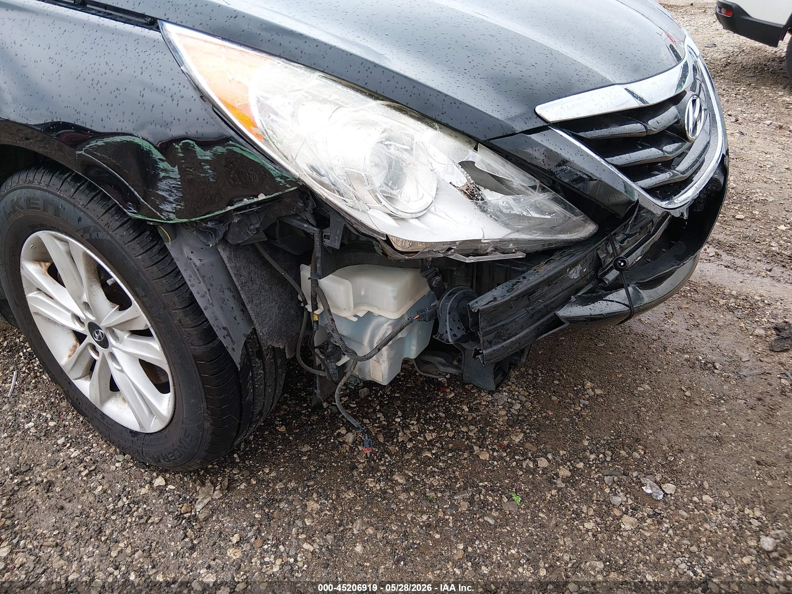 2013 Hyundai Sonata Gls Black vin: 5NPEB4ACXDH617575