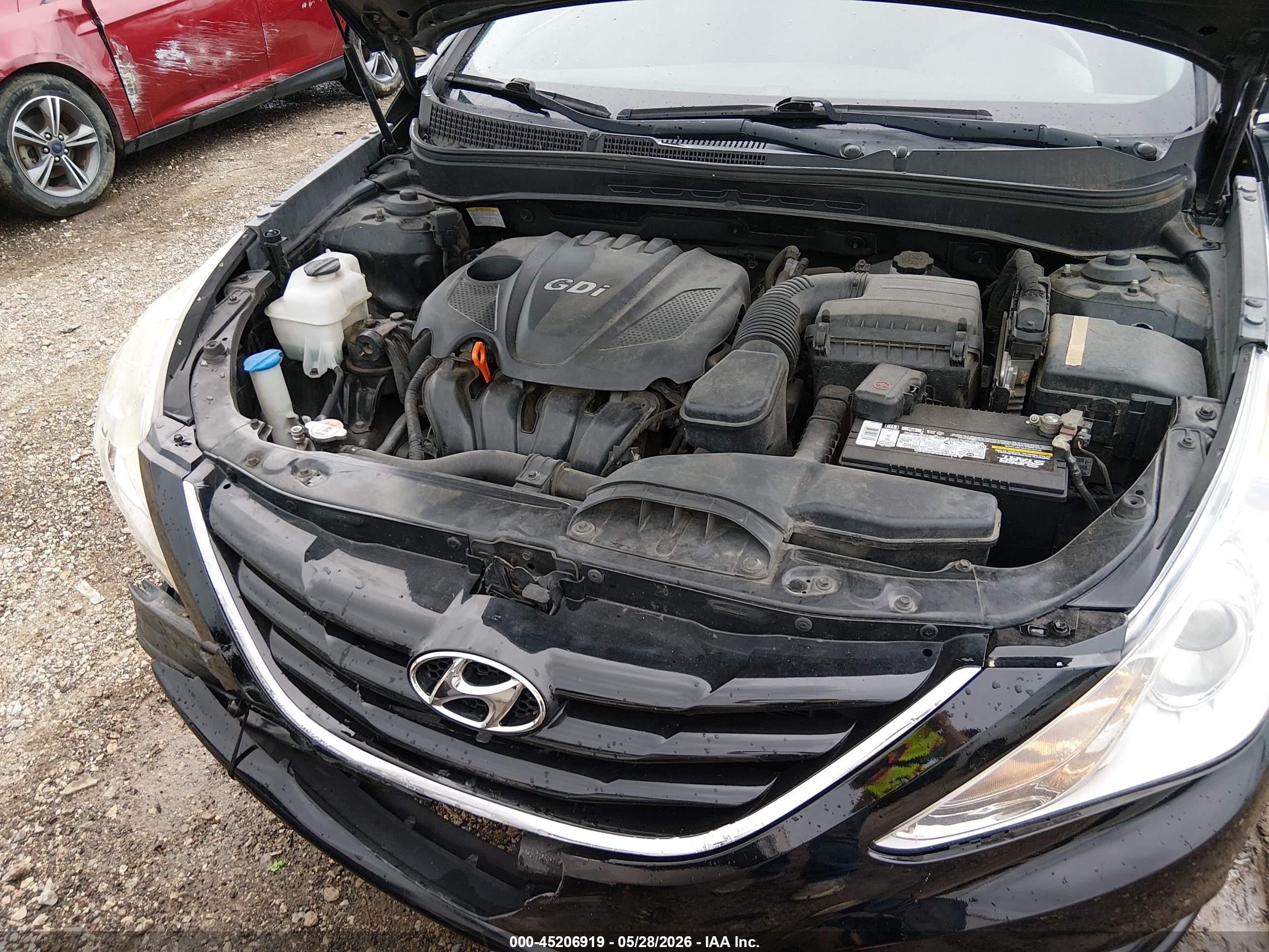 2013 Hyundai Sonata Gls Black vin: 5NPEB4ACXDH617575