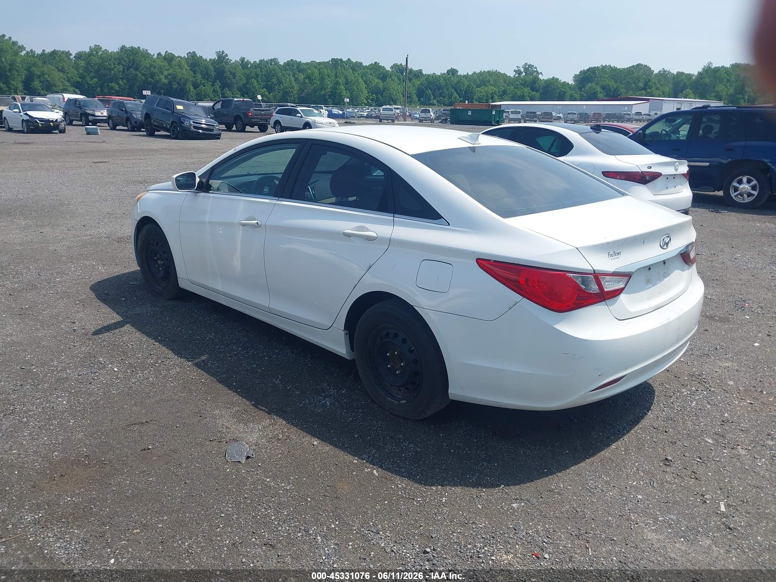 2013 Hyundai Sonata Gls Белый vin: 5NPEB4ACXDH618211