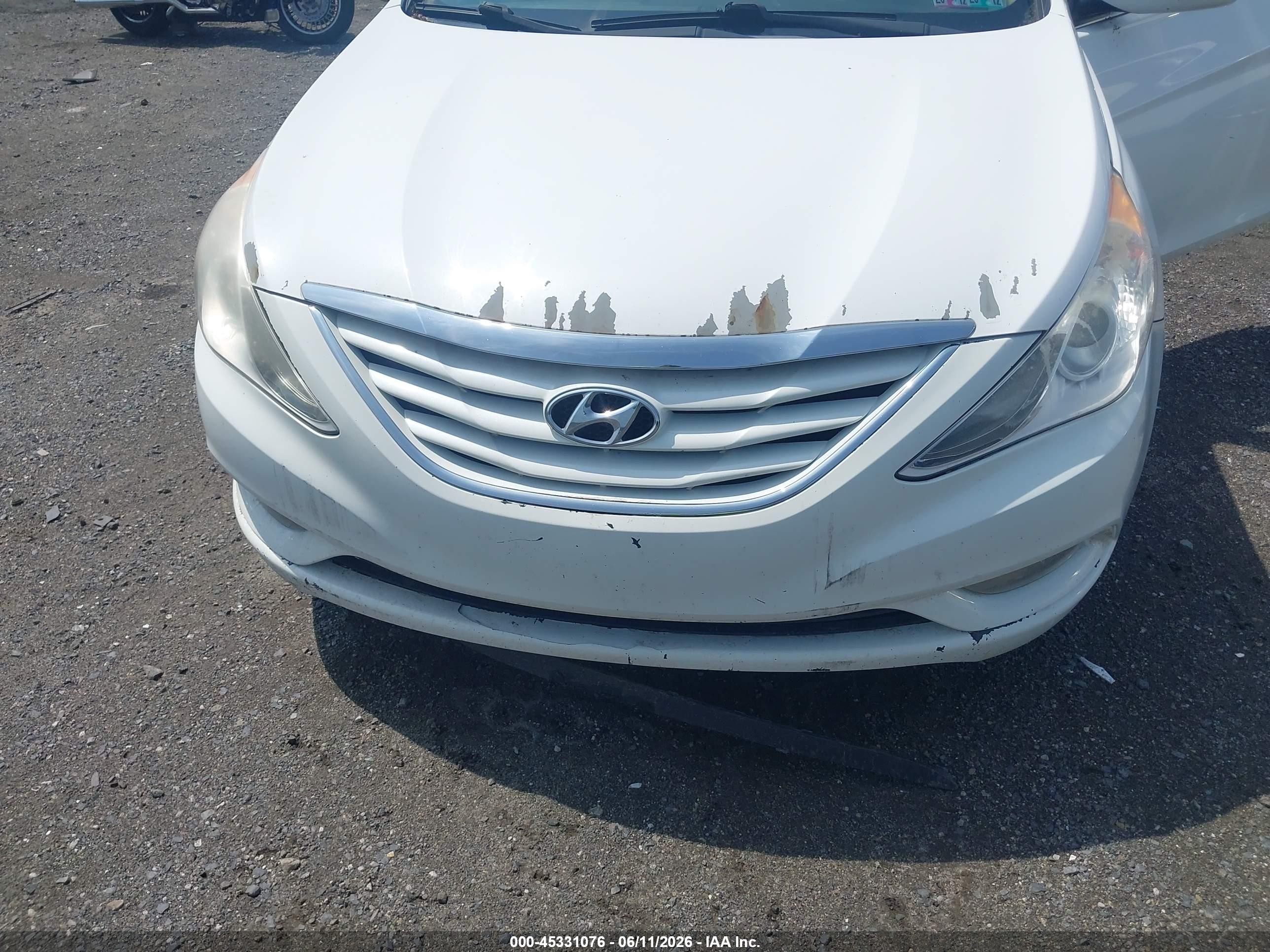 2013 Hyundai Sonata Gls Белый vin: 5NPEB4ACXDH618211