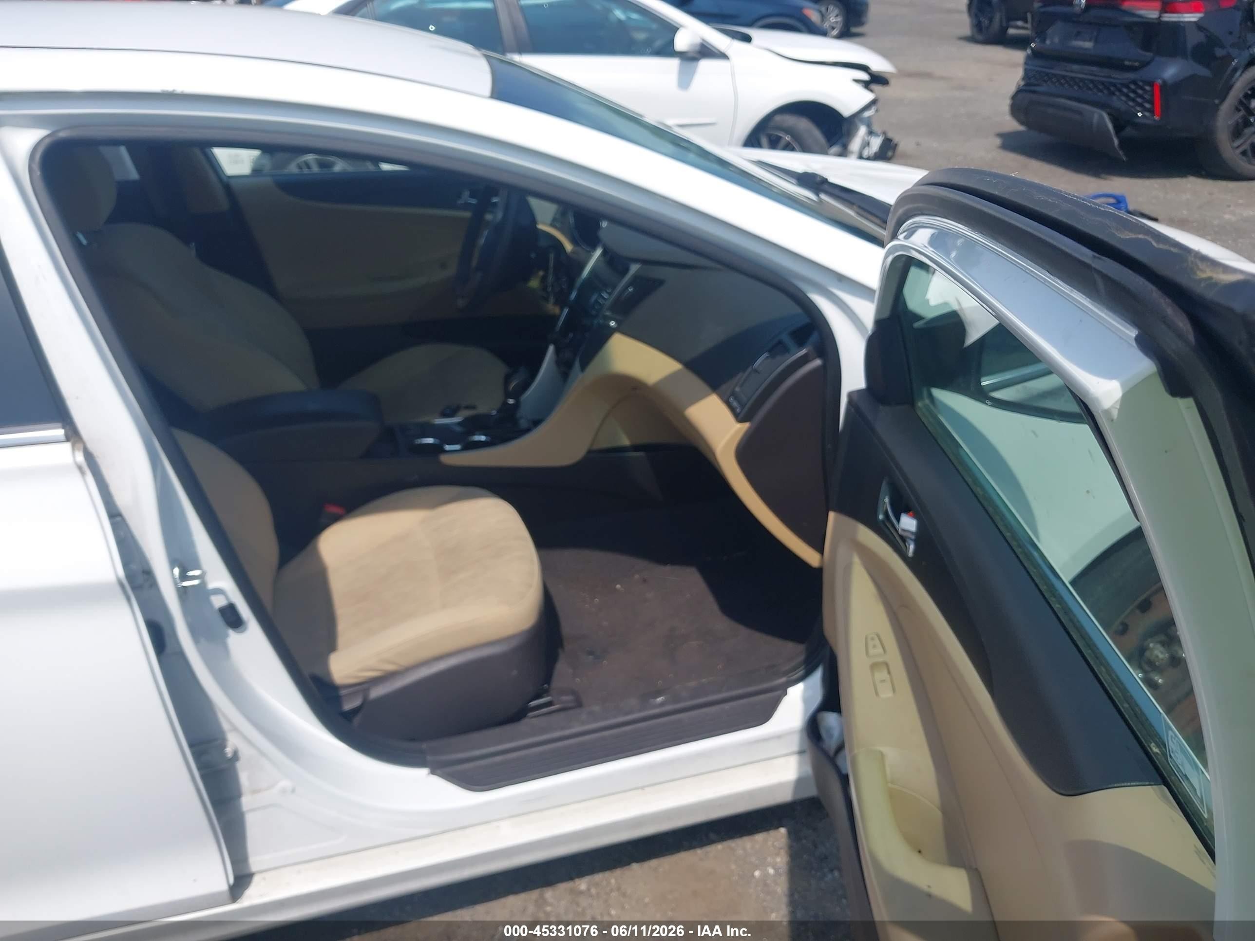 2013 Hyundai Sonata Gls Белый vin: 5NPEB4ACXDH618211