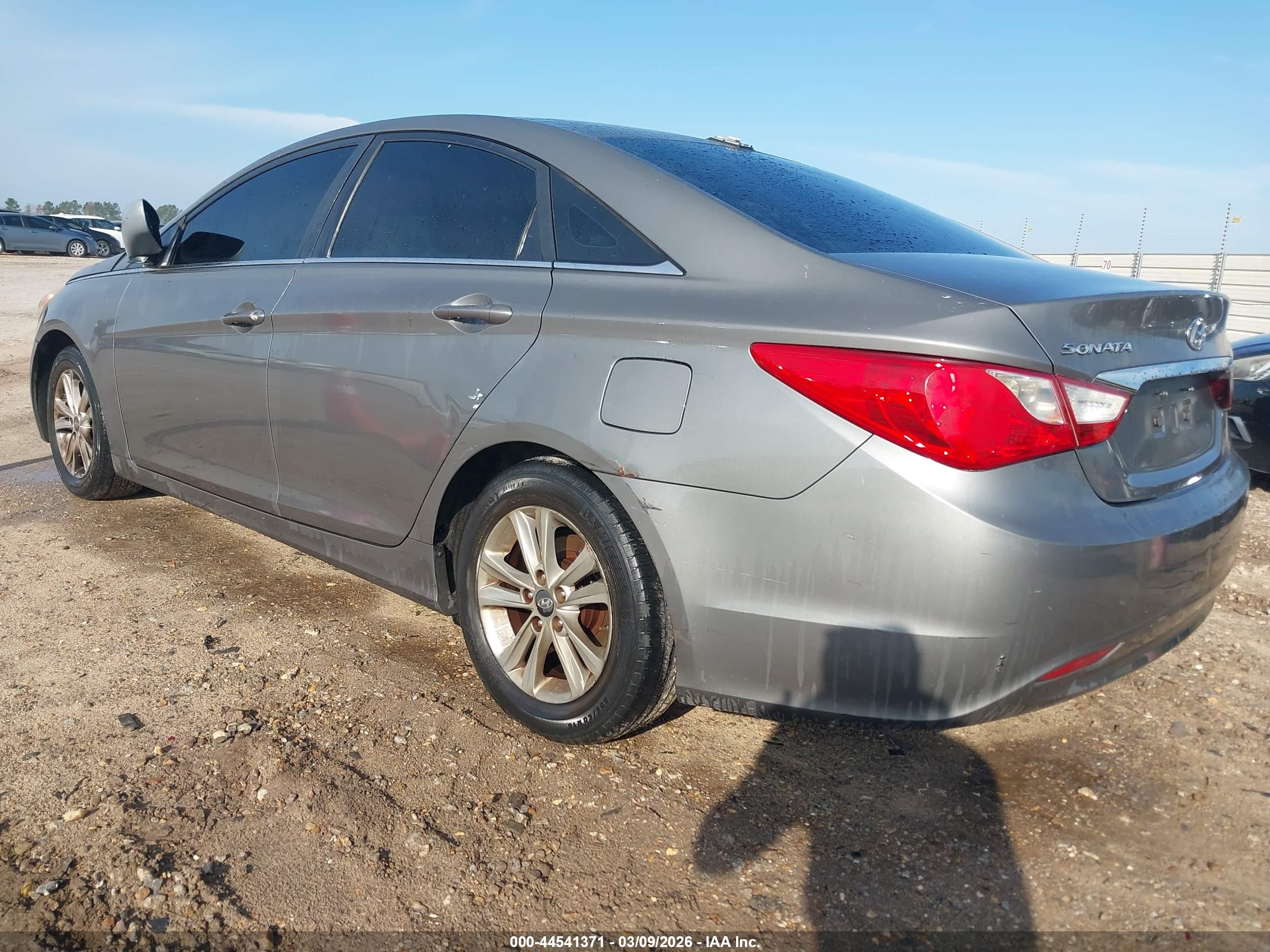 2013 Hyundai Sonata Gls Gray vin: 5NPEB4ACXDH625322