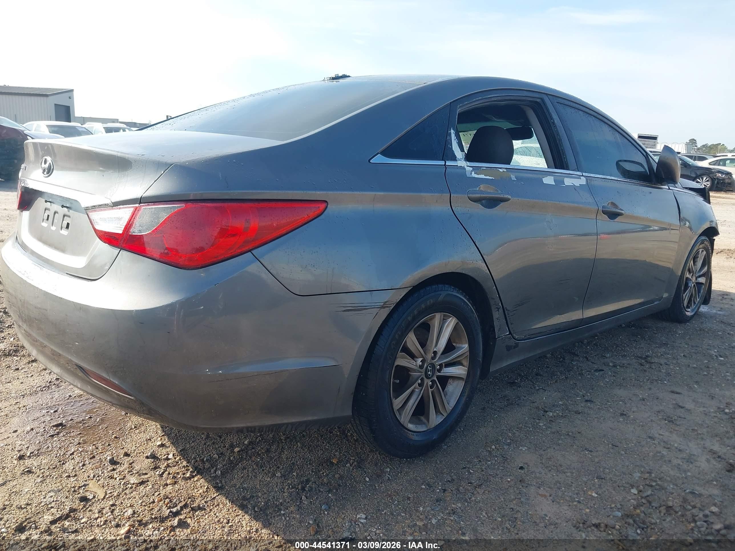 2013 Hyundai Sonata Gls Gray vin: 5NPEB4ACXDH625322