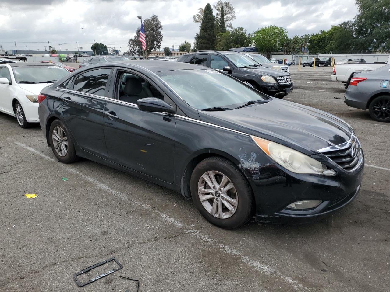 2013 Hyundai Sonata Gls Black vin: 5NPEB4ACXDH628477