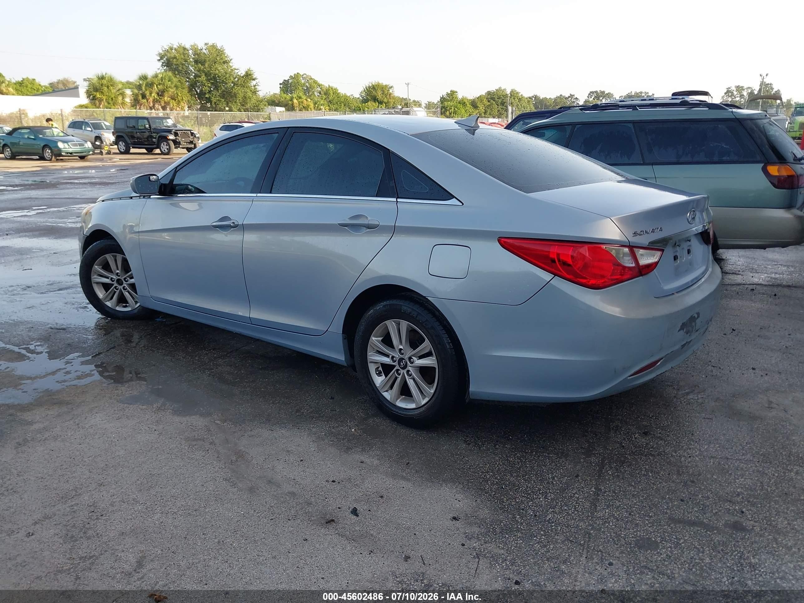 2013 Hyundai Sonata Gls Blue vin: 5NPEB4ACXDH635848