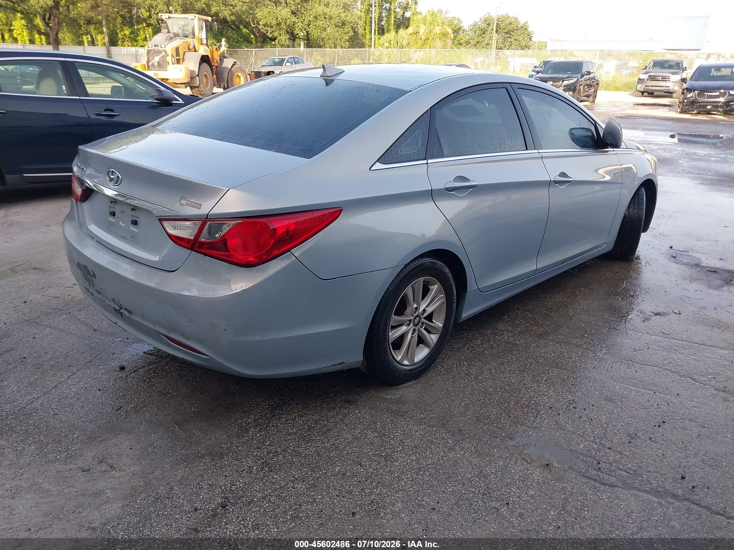 2013 Hyundai Sonata Gls Blue vin: 5NPEB4ACXDH635848