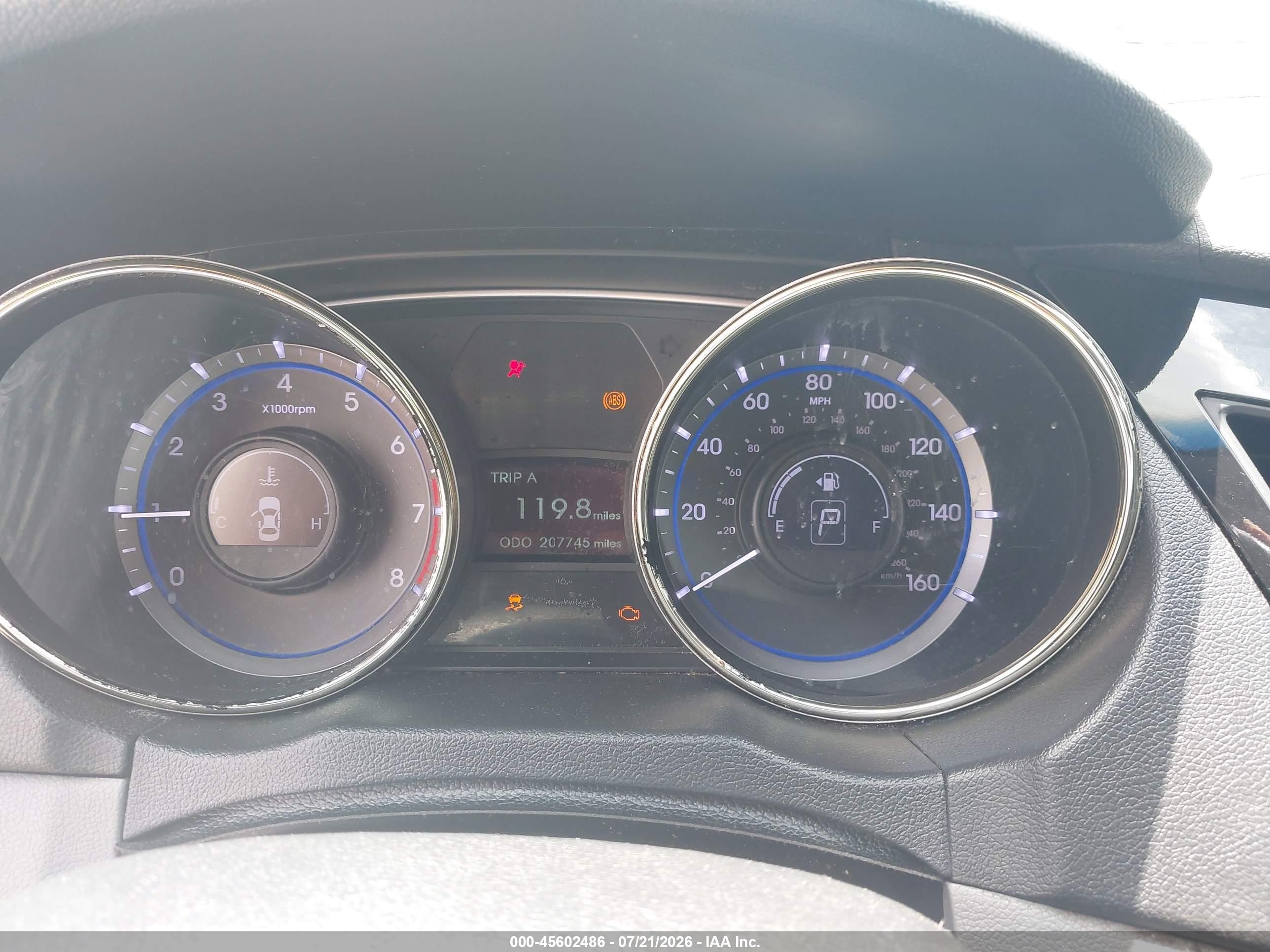 2013 Hyundai Sonata Gls Blue vin: 5NPEB4ACXDH635848