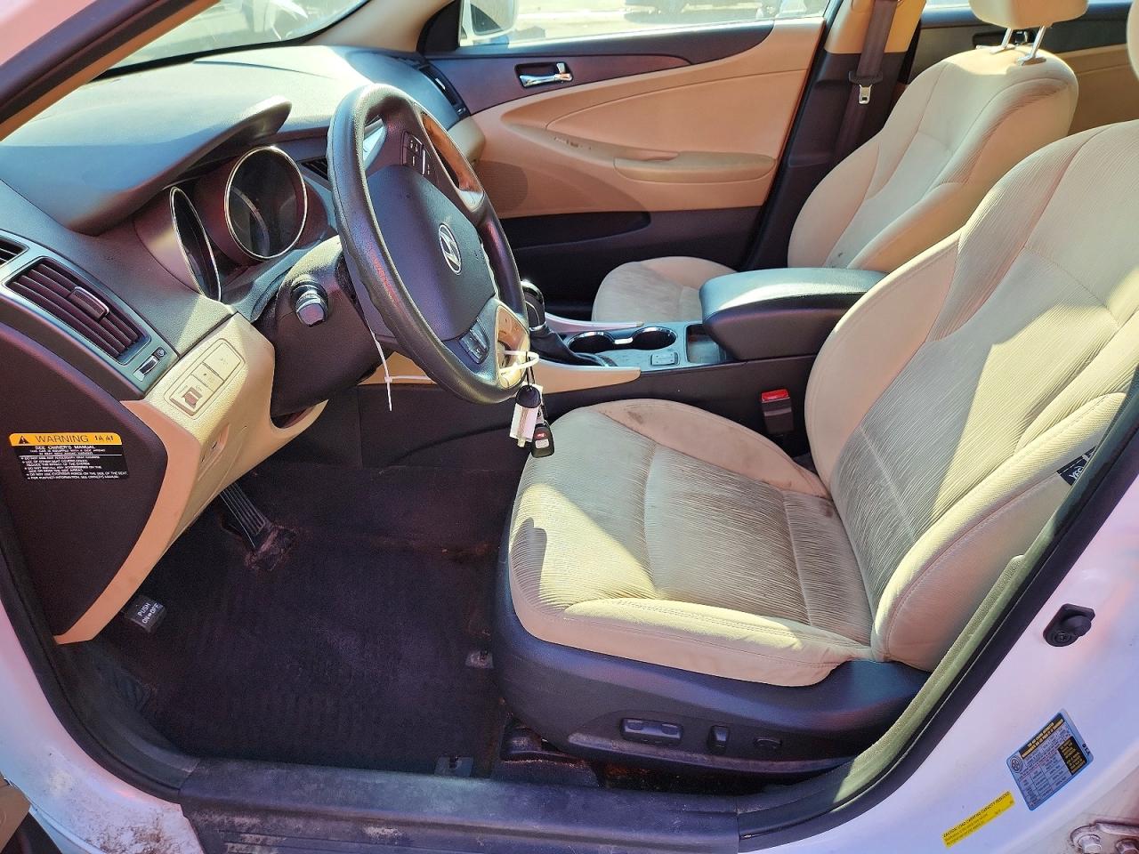 2013 Hyundai Sonata Gls White vin: 5NPEB4ACXDH645912