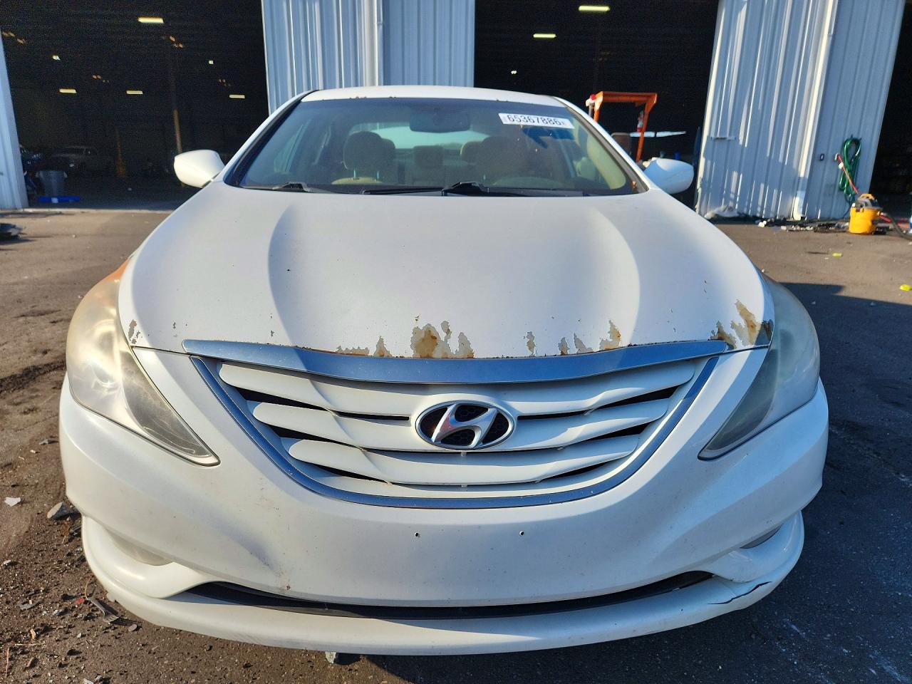 2013 Hyundai Sonata Gls White vin: 5NPEB4ACXDH645912