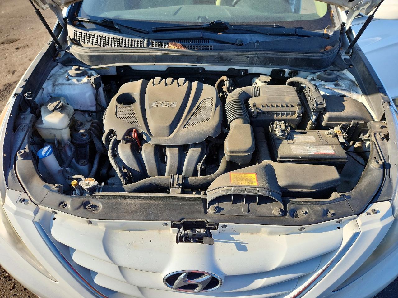 2013 Hyundai Sonata Gls White vin: 5NPEB4ACXDH645912
