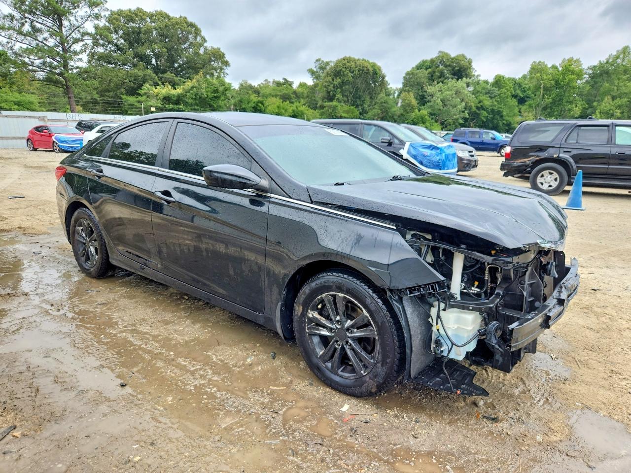 2013 Hyundai Sonata Gls Black vin: 5NPEB4ACXDH651371