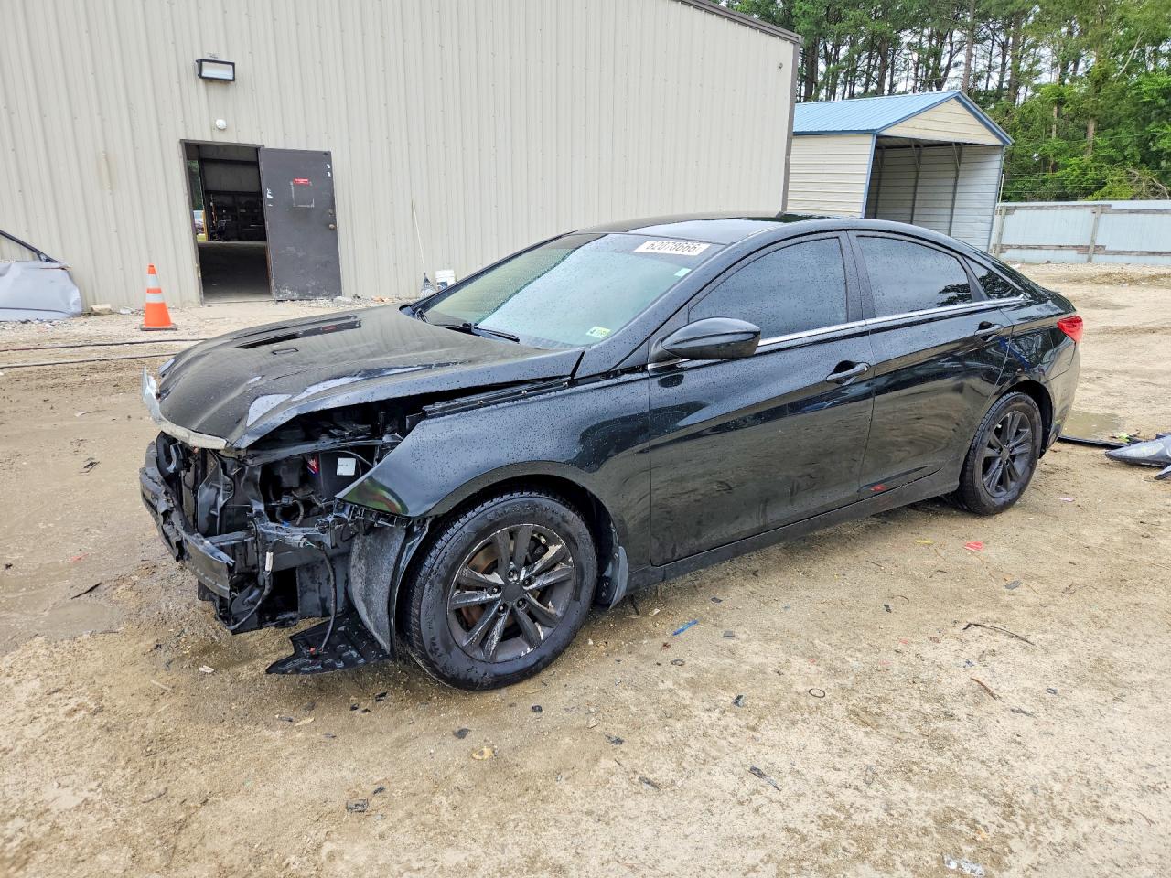 2013 Hyundai Sonata Gls Black vin: 5NPEB4ACXDH651371