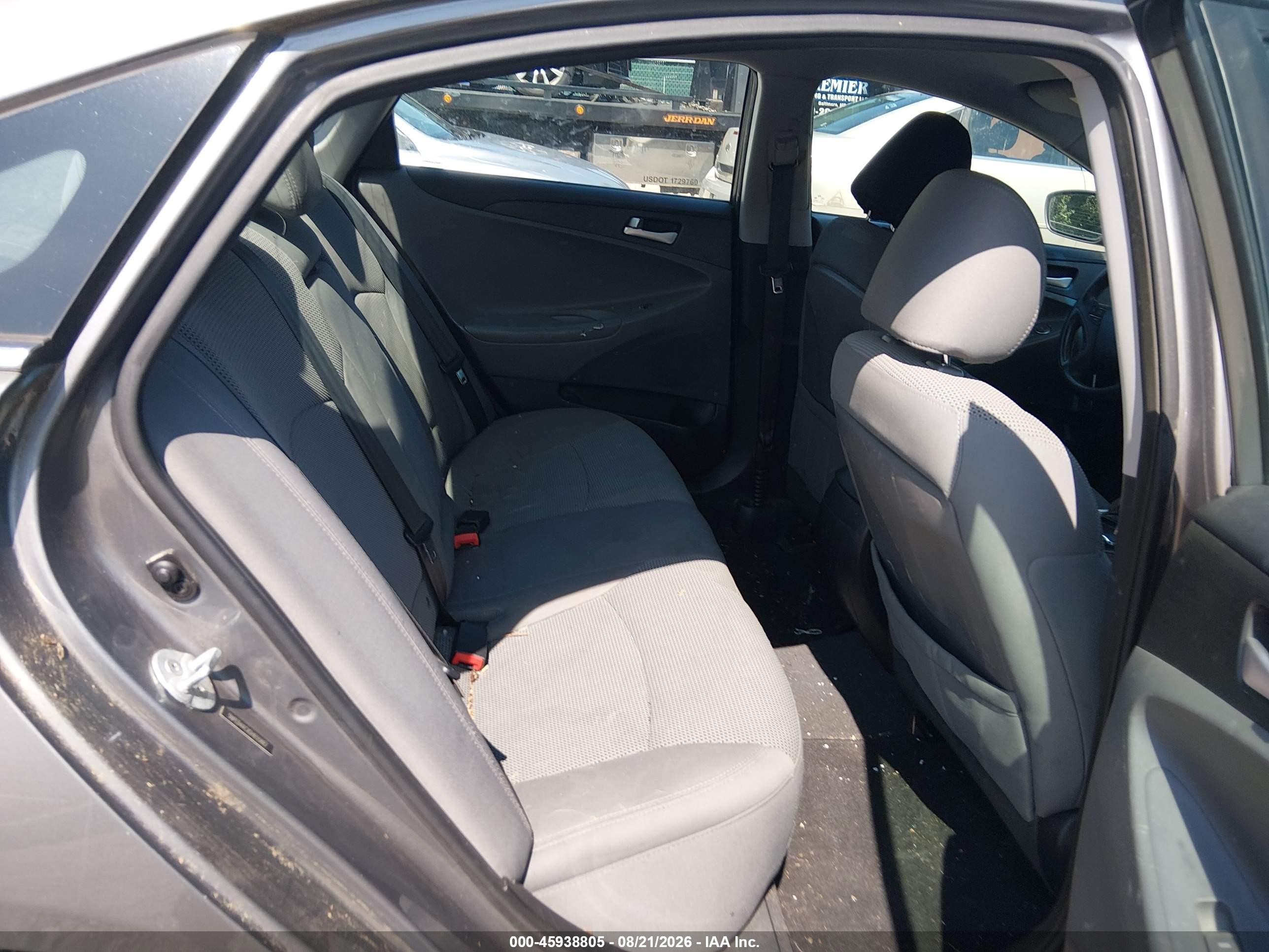 2013 Hyundai Sonata Gls Gray vin: 5NPEB4ACXDH655887