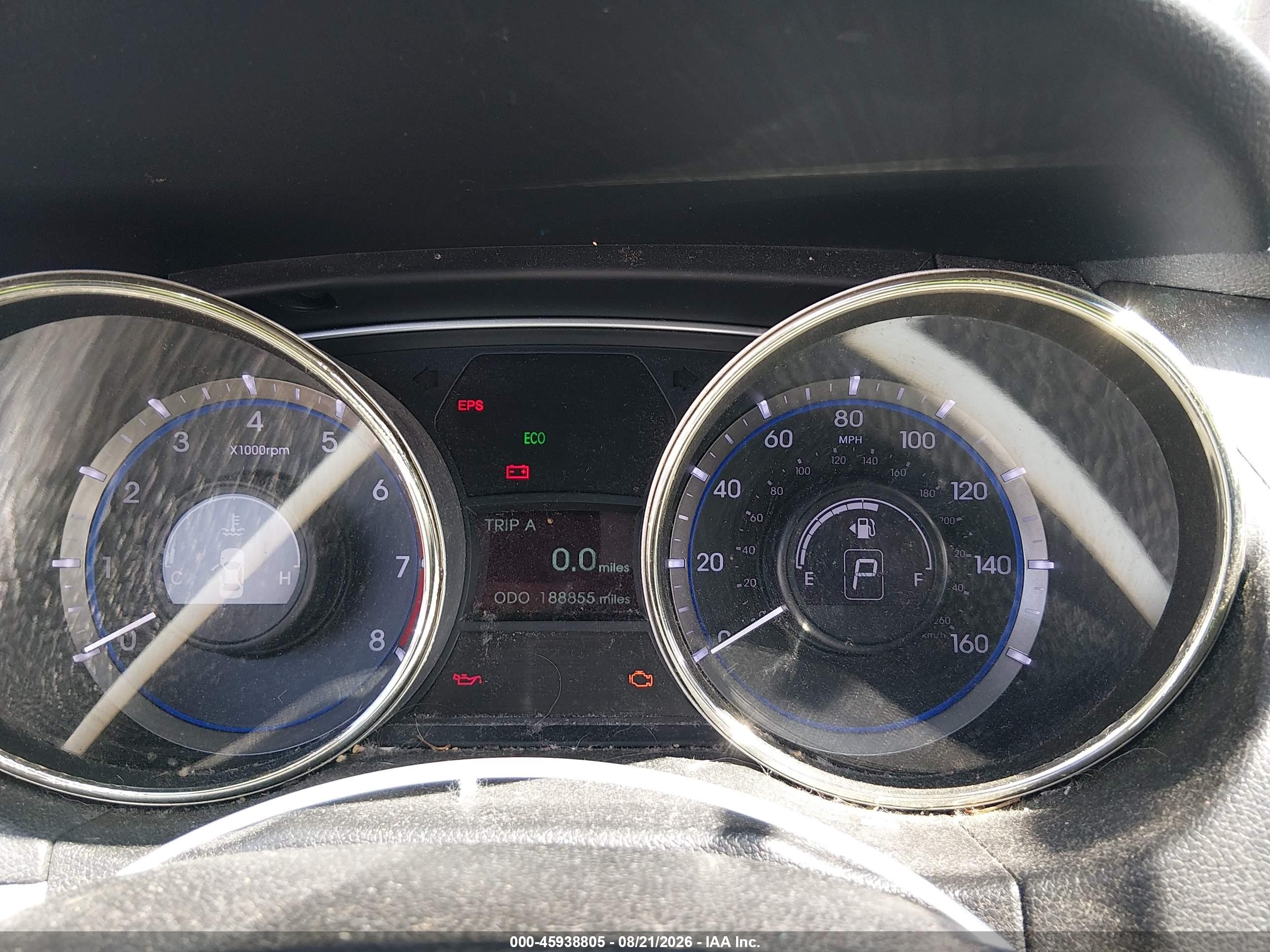 2013 Hyundai Sonata Gls Gray vin: 5NPEB4ACXDH655887