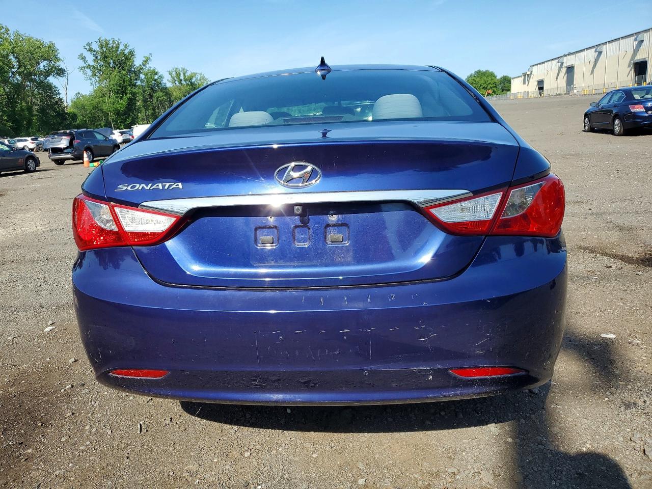 2013 Hyundai Sonata Gls Blue vin: 5NPEB4ACXDH666839