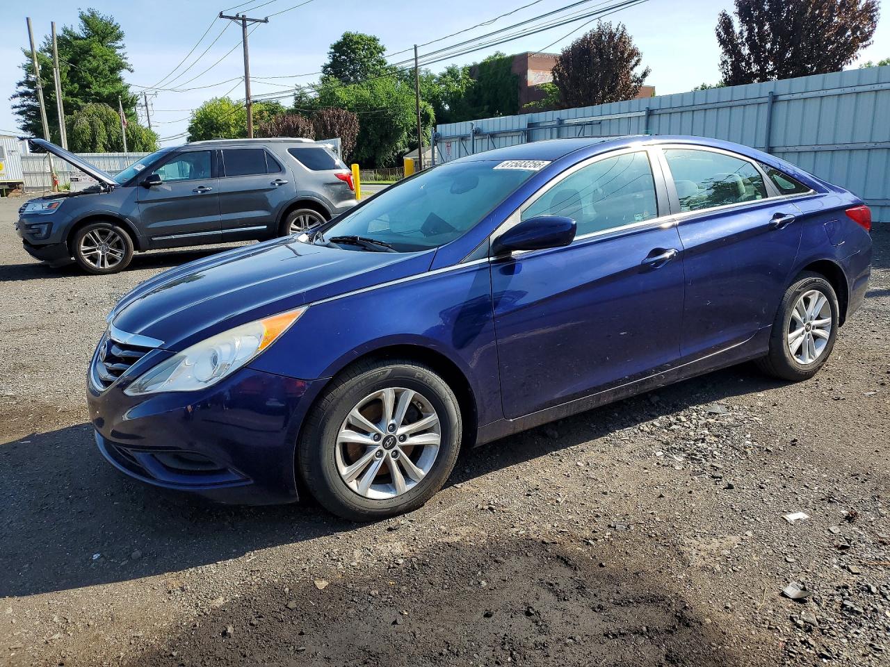 2013 Hyundai Sonata Gls Blue vin: 5NPEB4ACXDH666839