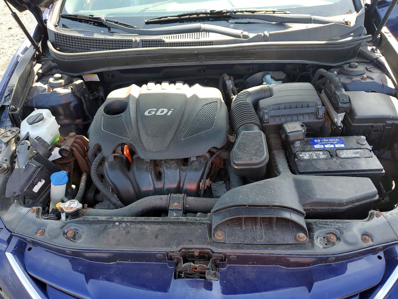 2013 Hyundai Sonata Gls Blue vin: 5NPEB4ACXDH666839