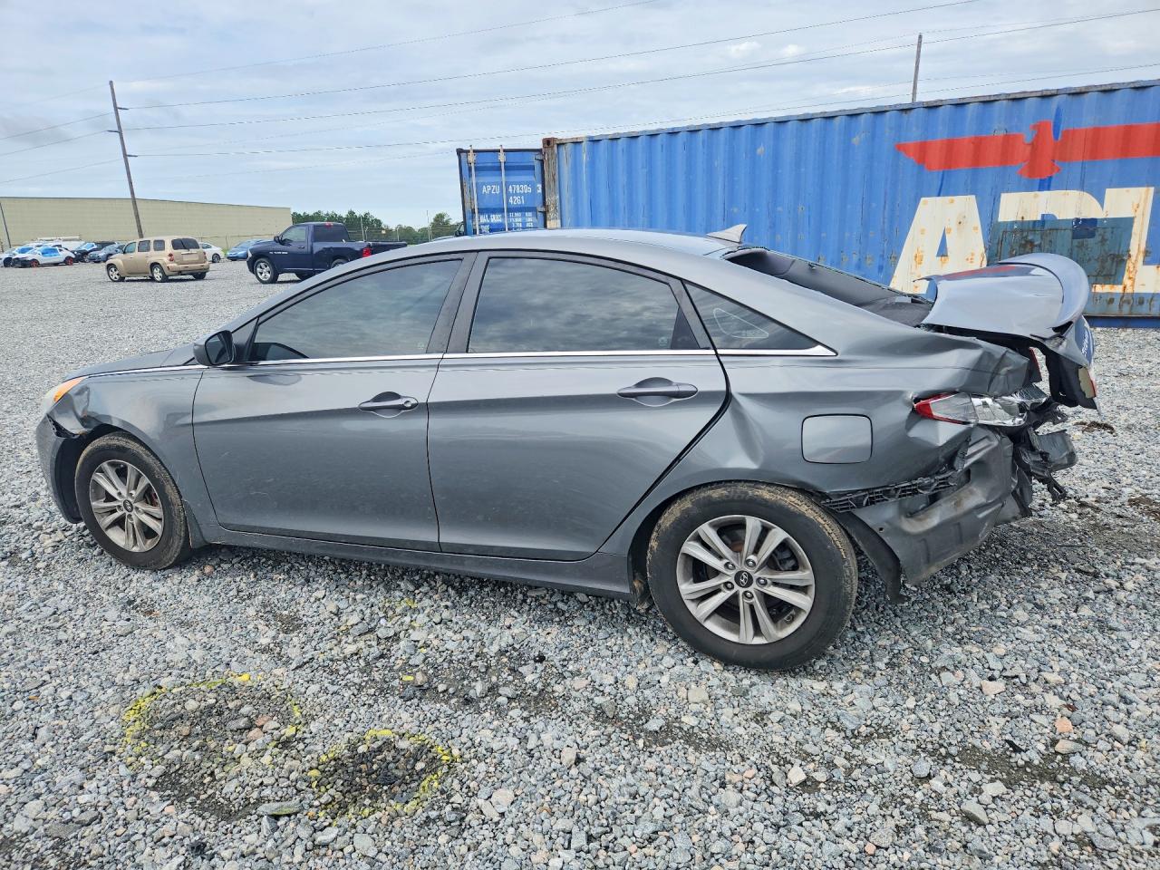2013 Hyundai Sonata Gls Gray vin: 5NPEB4ACXDH667621