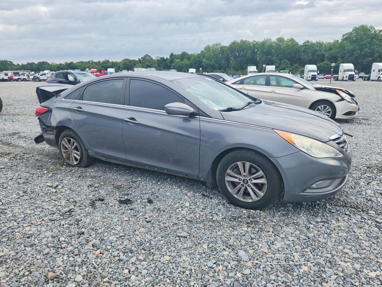 2013 Hyundai Sonata Gls Gray vin: 5NPEB4ACXDH667621