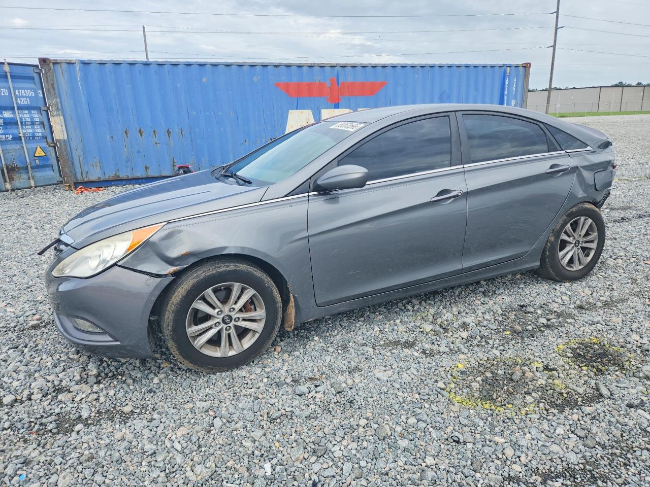 2013 Hyundai Sonata Gls Gray vin: 5NPEB4ACXDH667621