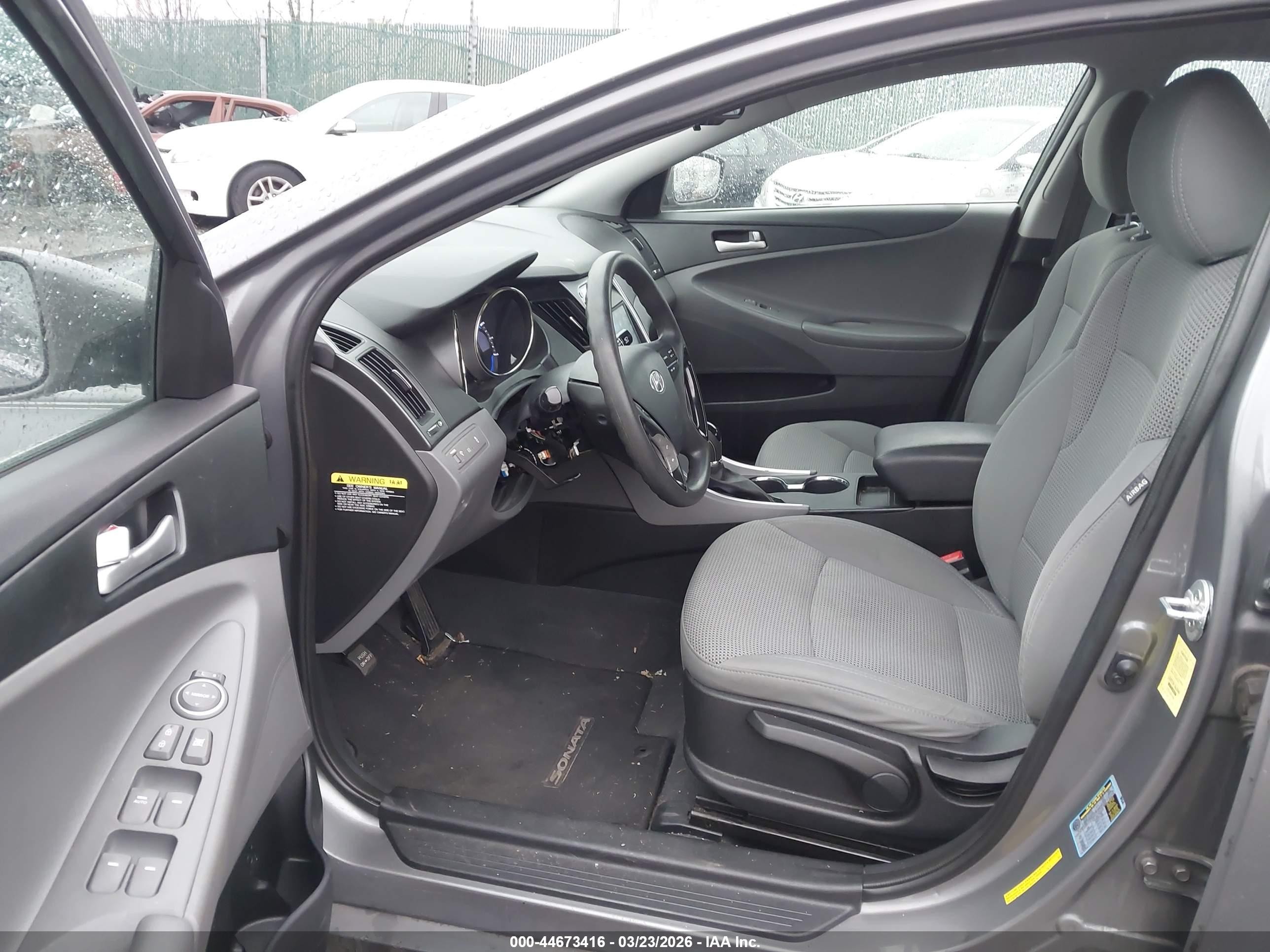 2013 Hyundai Sonata Gls Gray vin: 5NPEB4ACXDH699310