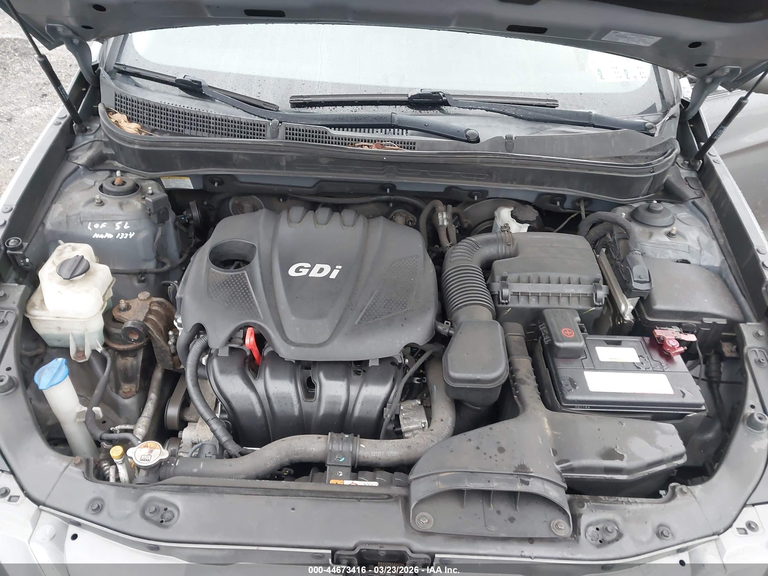 2013 Hyundai Sonata Gls Gray vin: 5NPEB4ACXDH699310