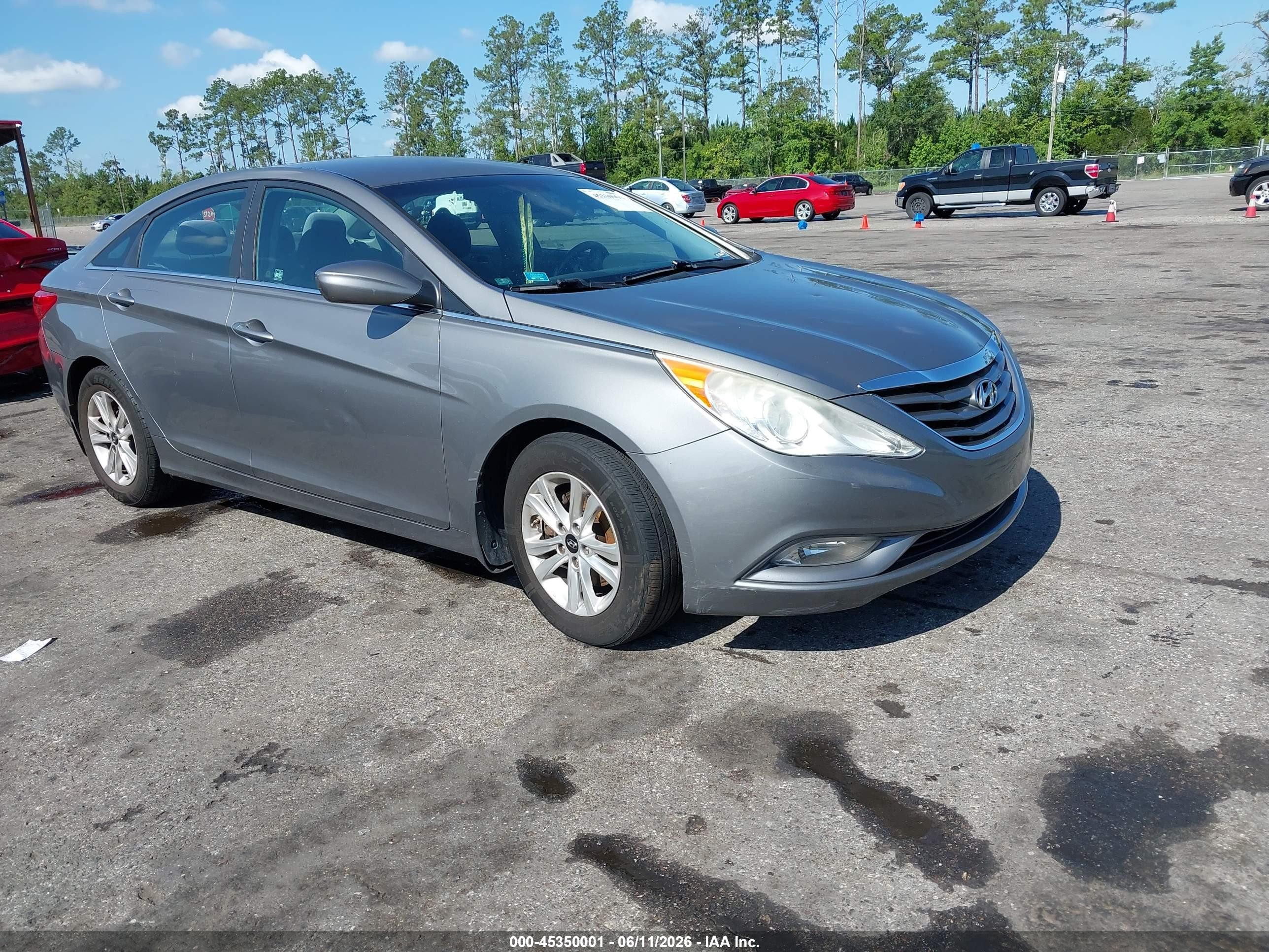 2013 Hyundai Sonata Gls Gray vin: 5NPEB4ACXDH709138