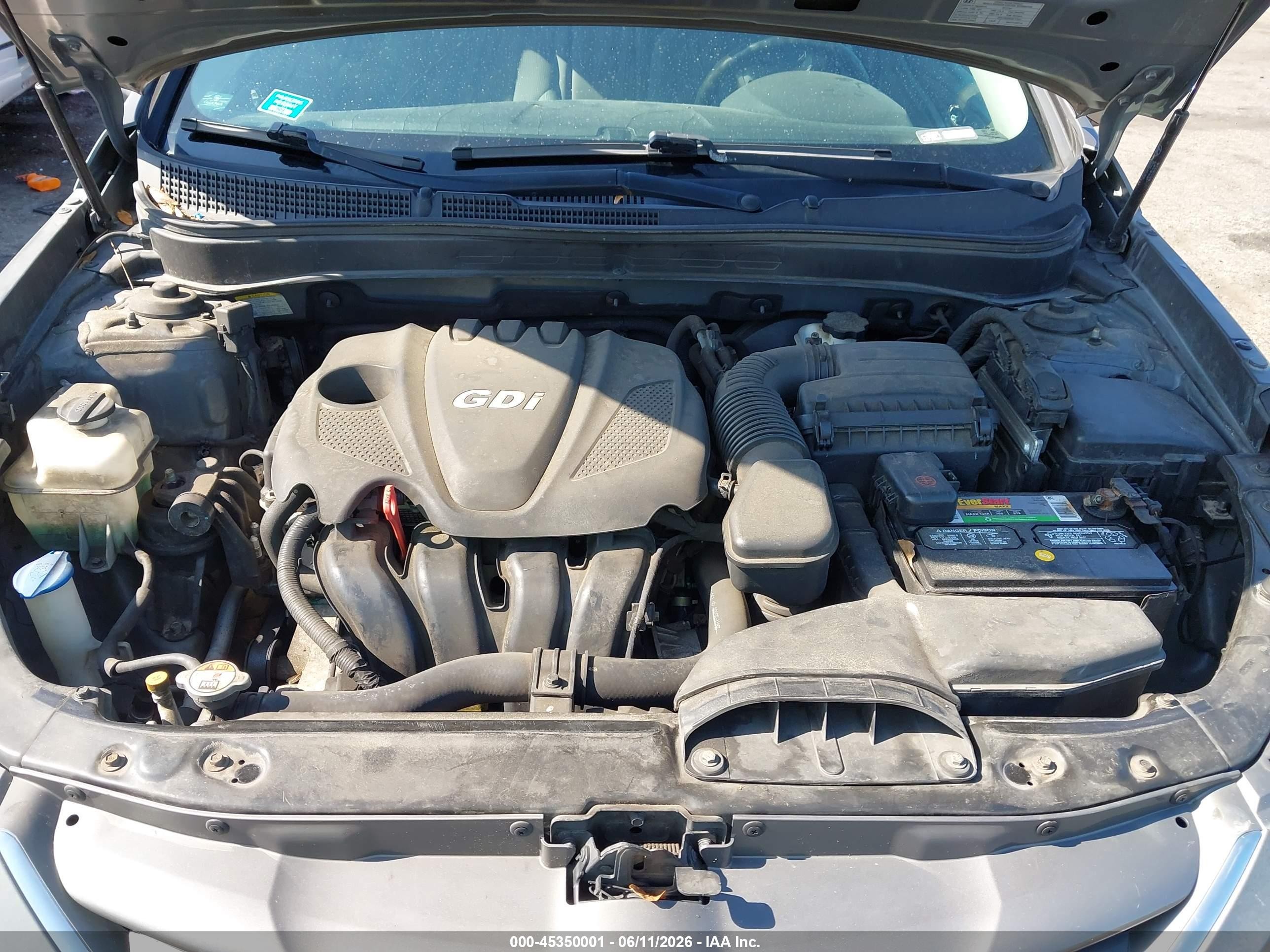 2013 Hyundai Sonata Gls Gray vin: 5NPEB4ACXDH709138