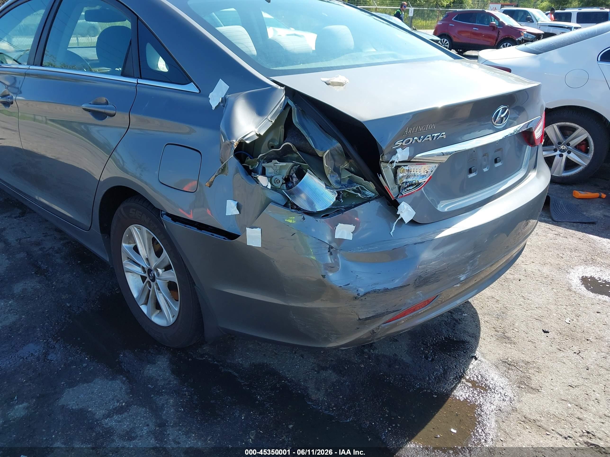 2013 Hyundai Sonata Gls Gray vin: 5NPEB4ACXDH709138
